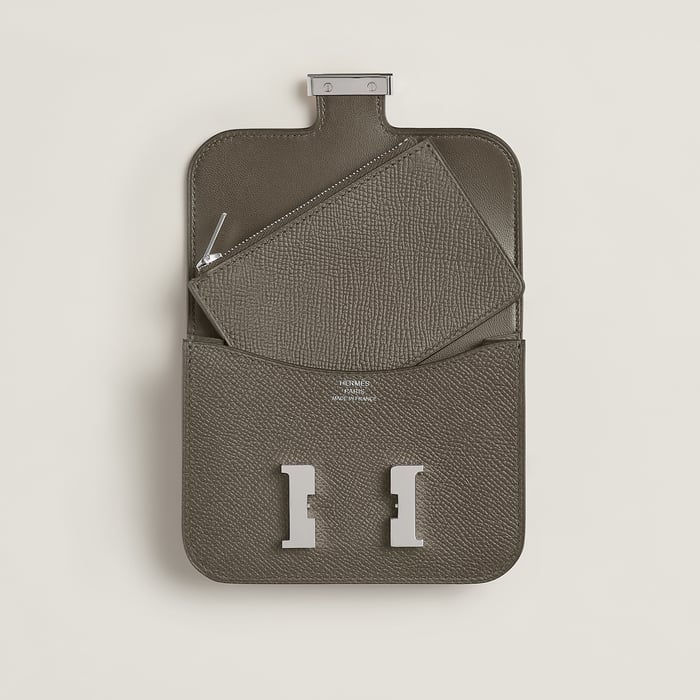 Vert Loden Constance Slim Wallet