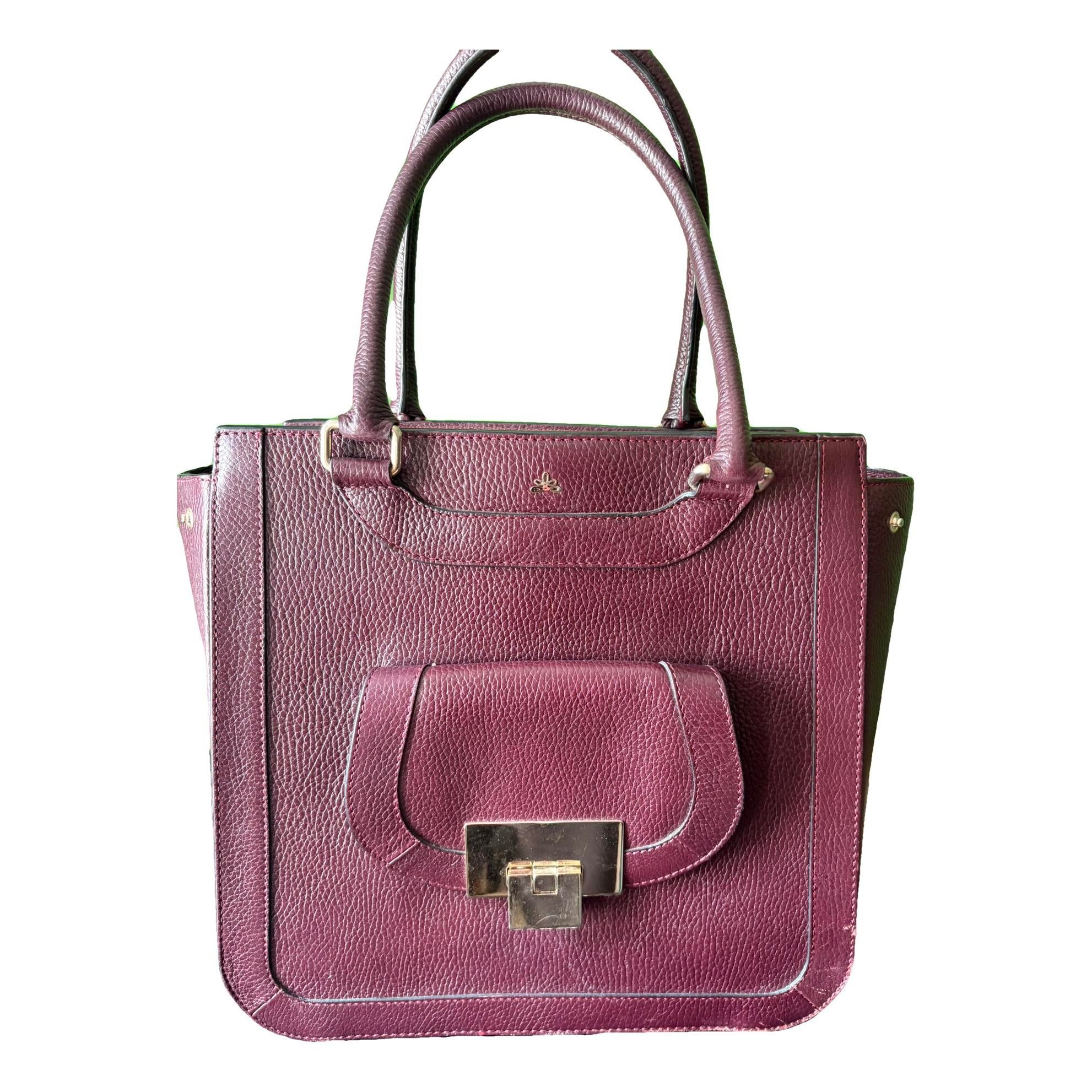 Leather tote