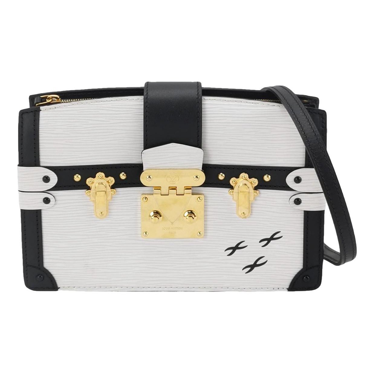 Pochette Trunk leather handbag