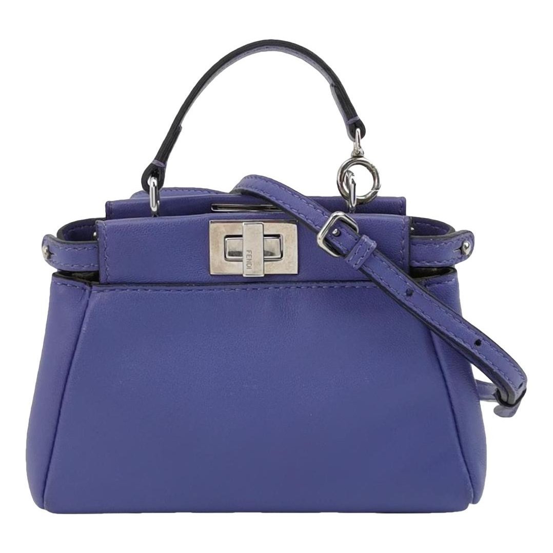 Peekaboo leather handbag