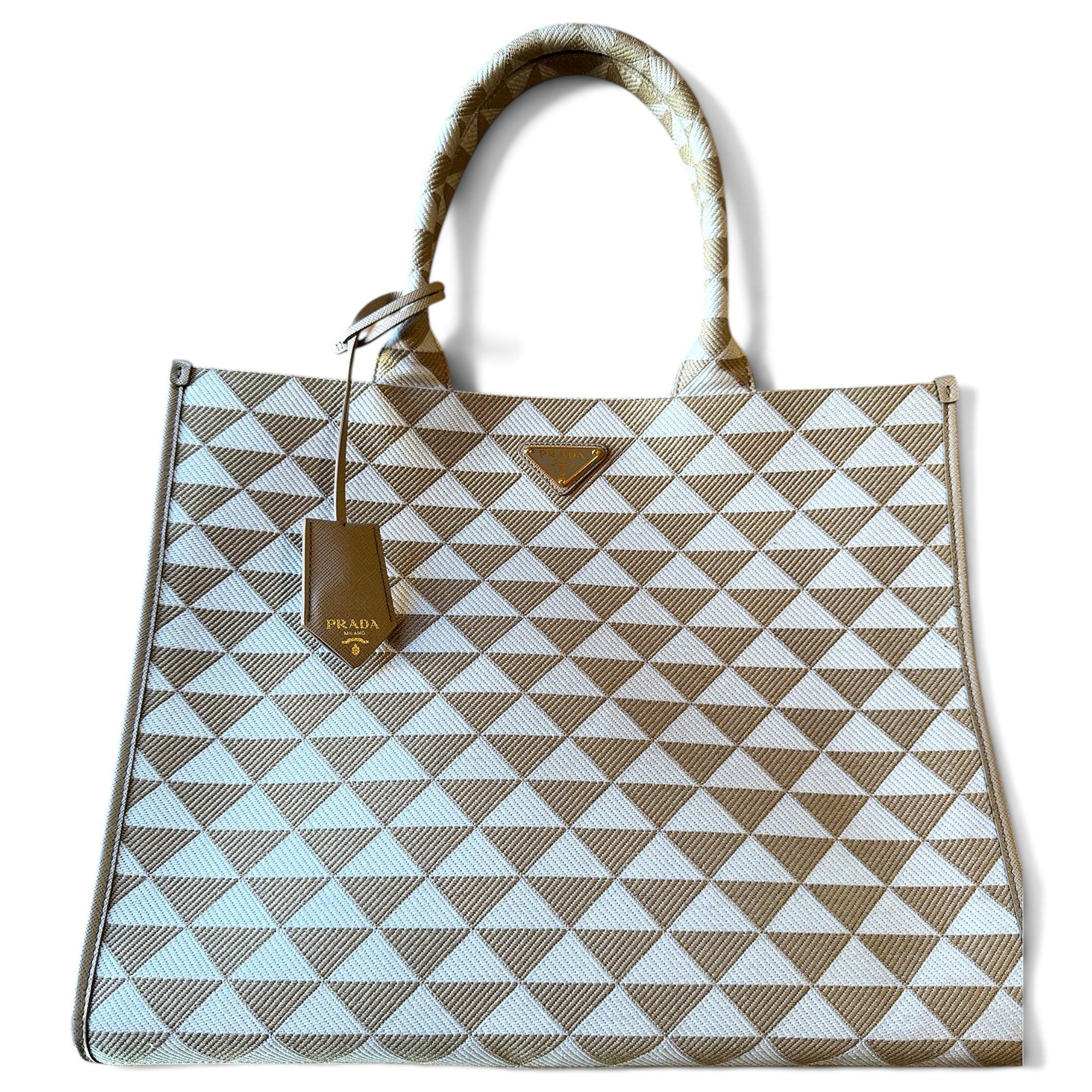 Triangle cloth tote