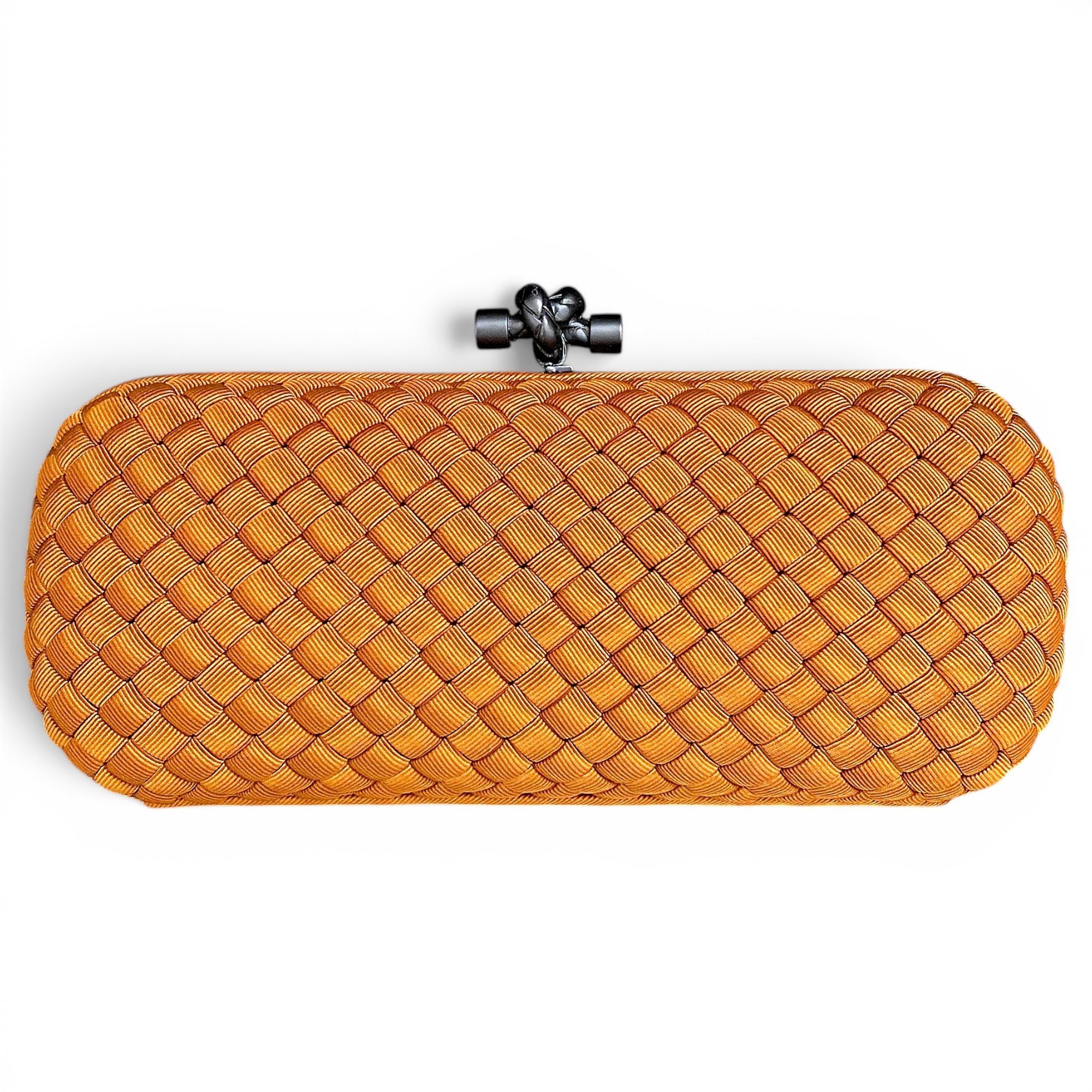 Pochette Knot silk clutch bag
