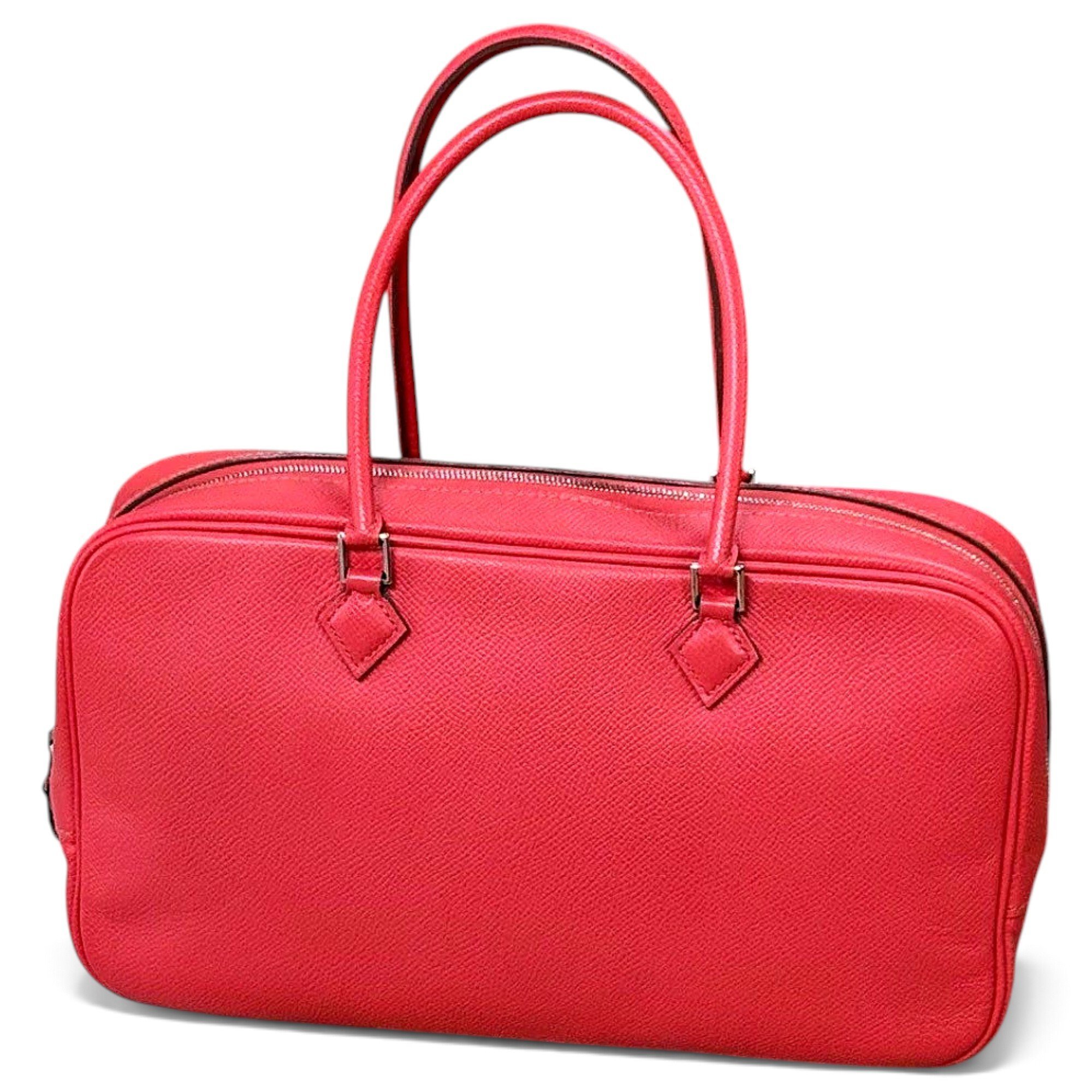 Plume leather handbag