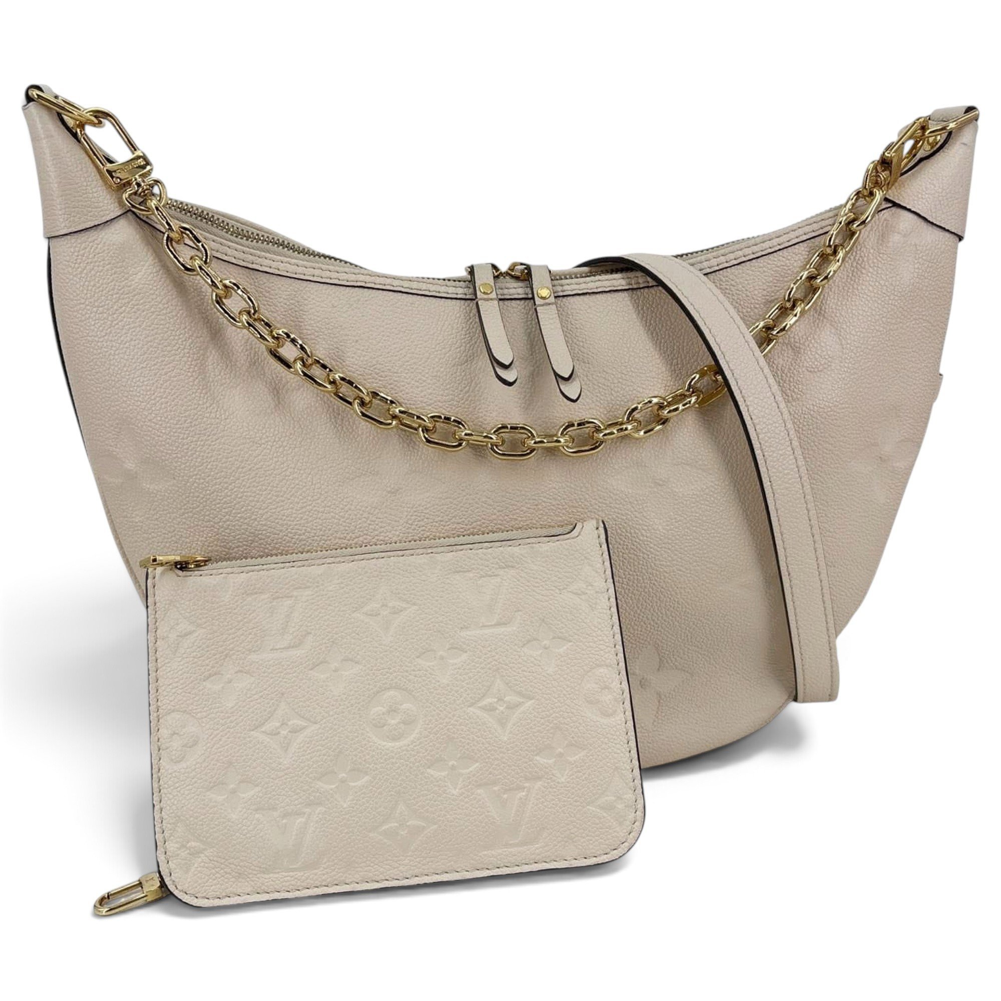 Loop leather handbag