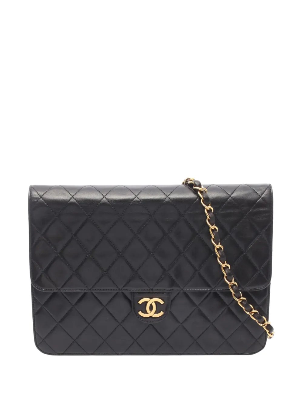 1994-1996 Medium CC Quilted Lambskin Single Flap shoulder bag