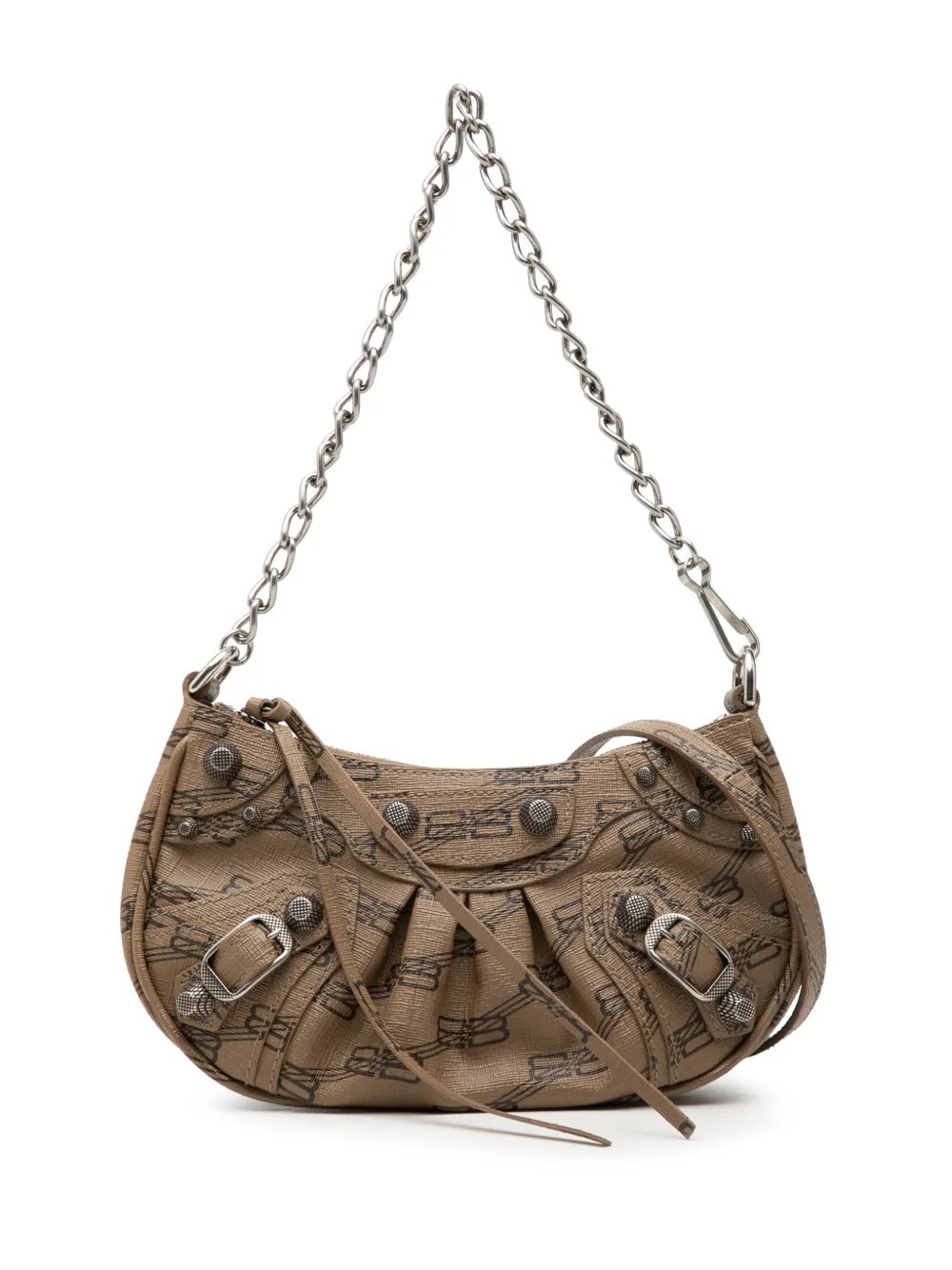 Balenciaga 2010 Mini BB Monogram Coated Canvas Le Cagole satchel
