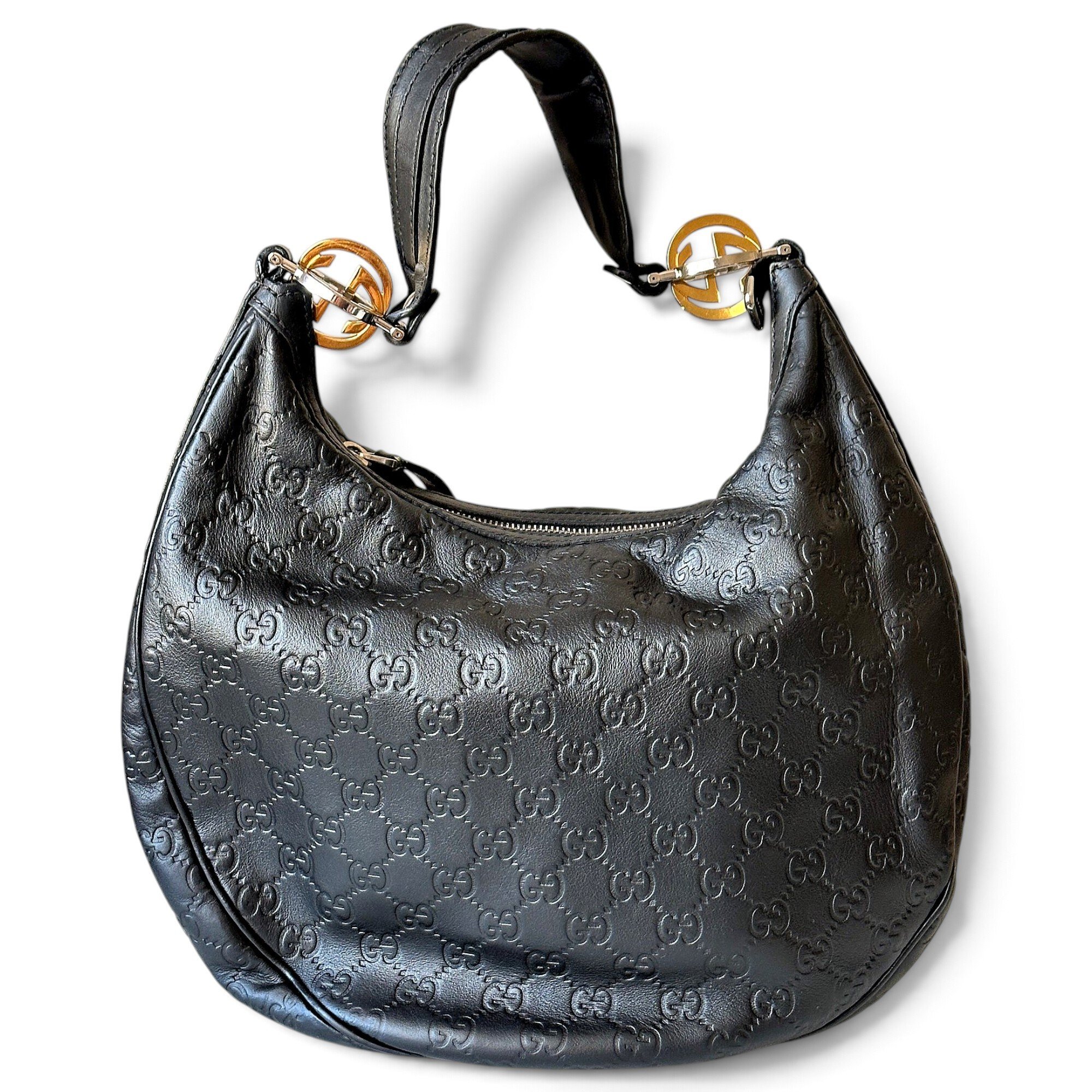 Ophidia Hobo leather handbag