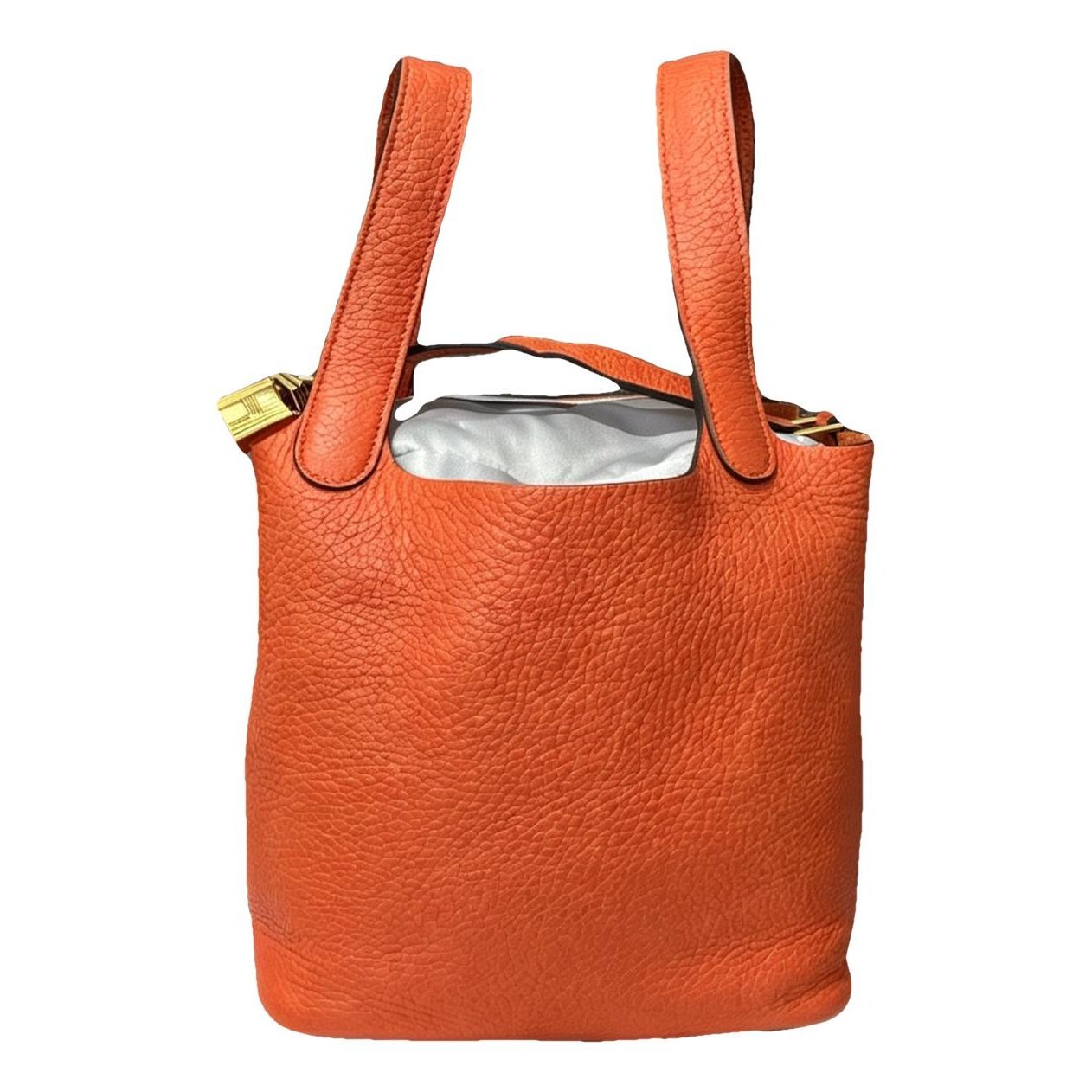 Picotin leather handbag
