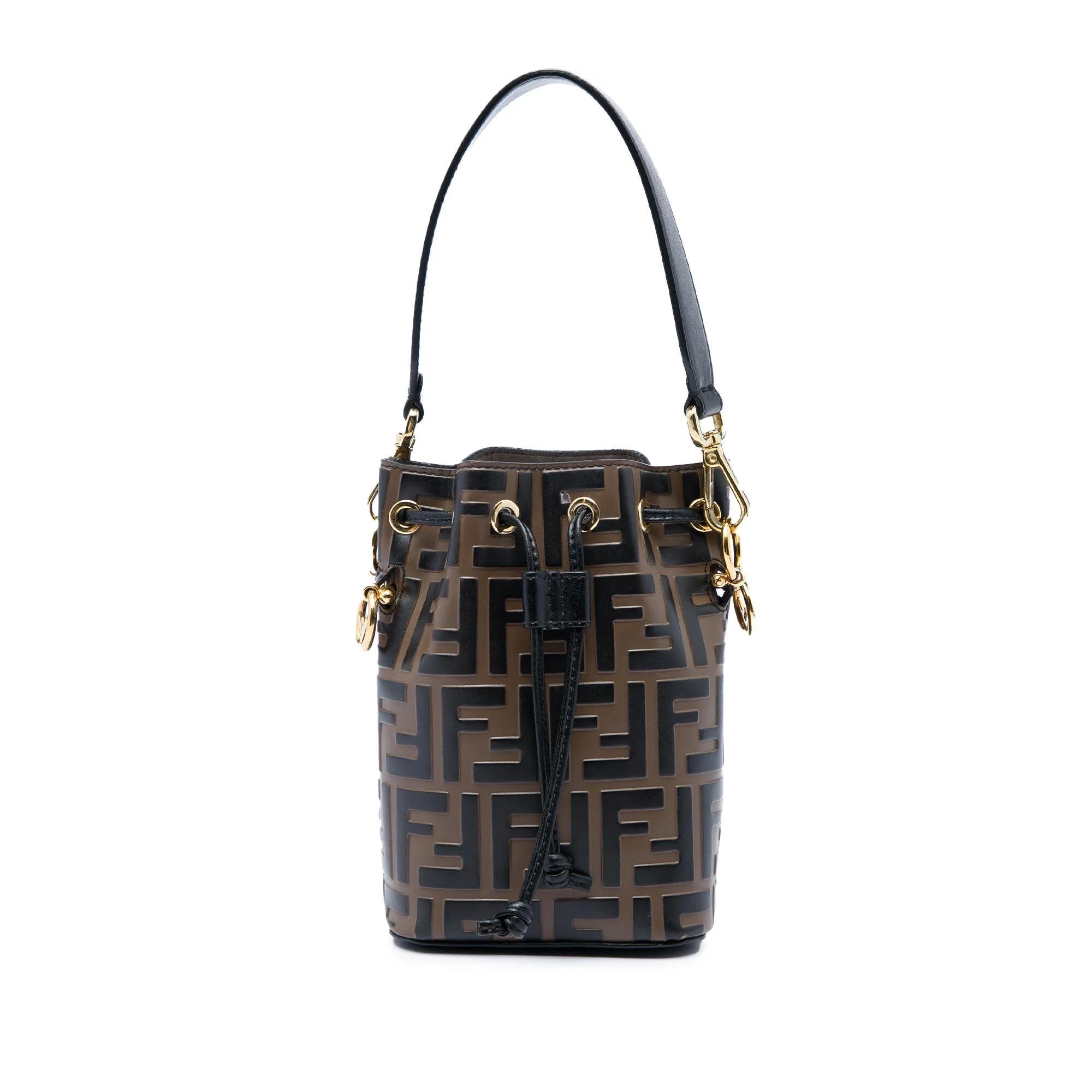 FF leather satchel
