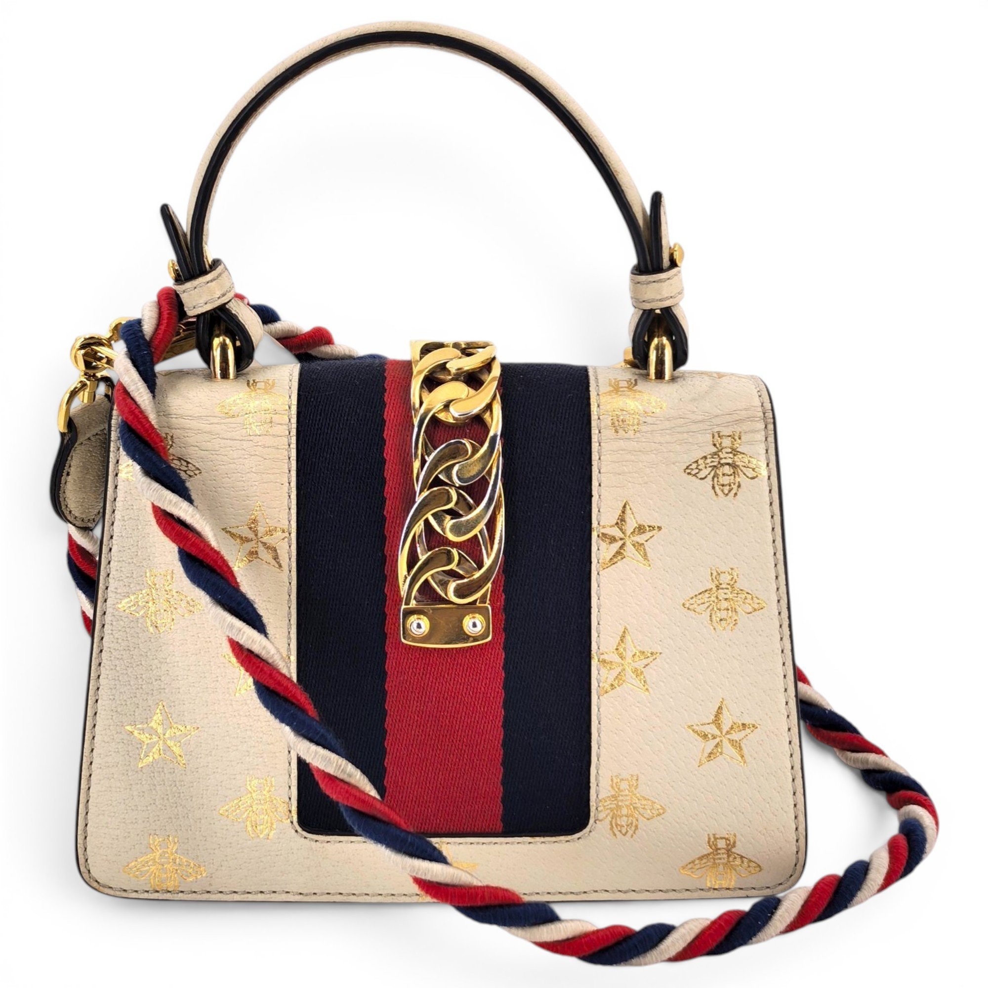 Sylvie Top Handle leather handbag