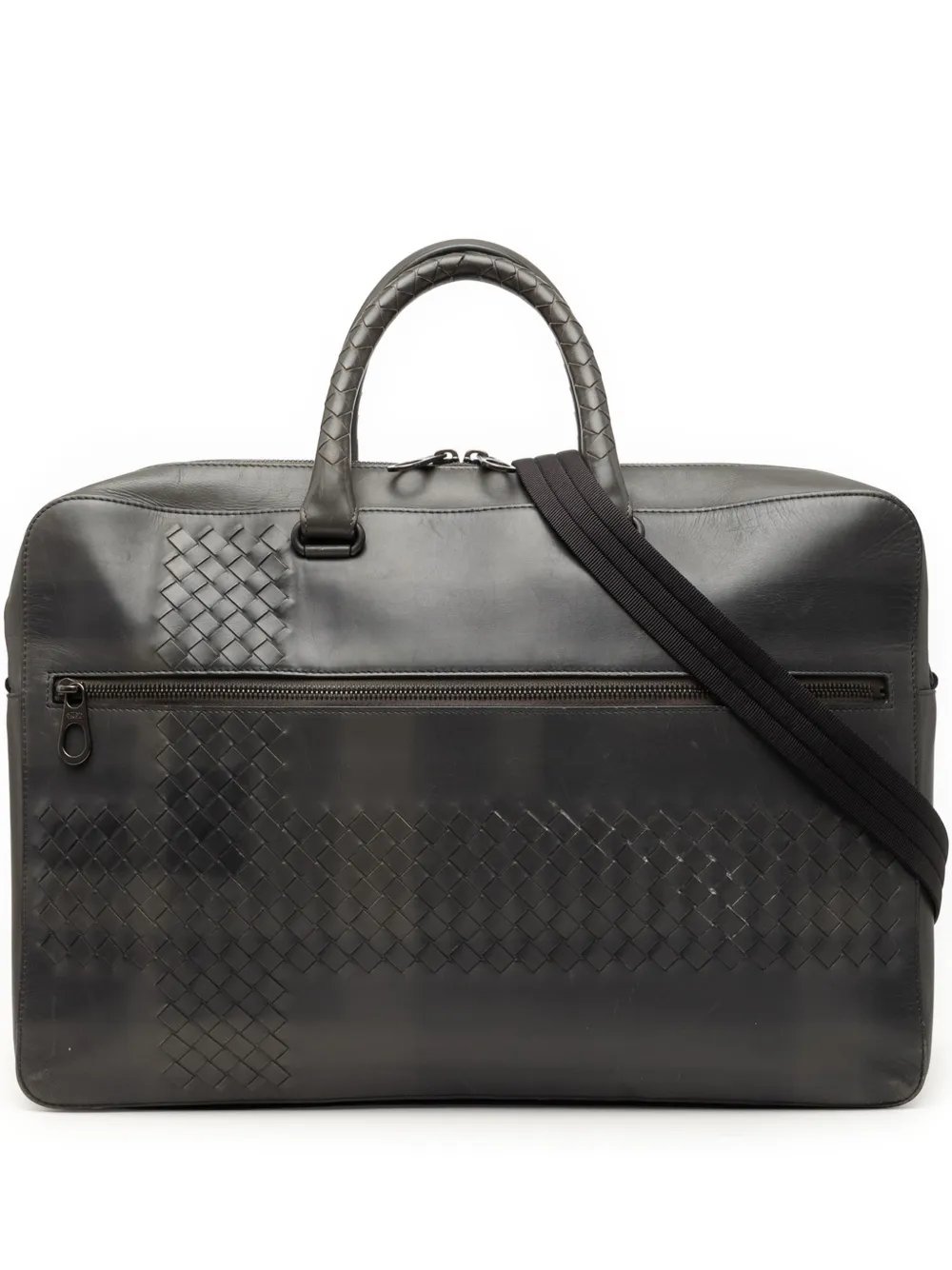 2012-2026 Intrecciato Trimmed Nappa business bag