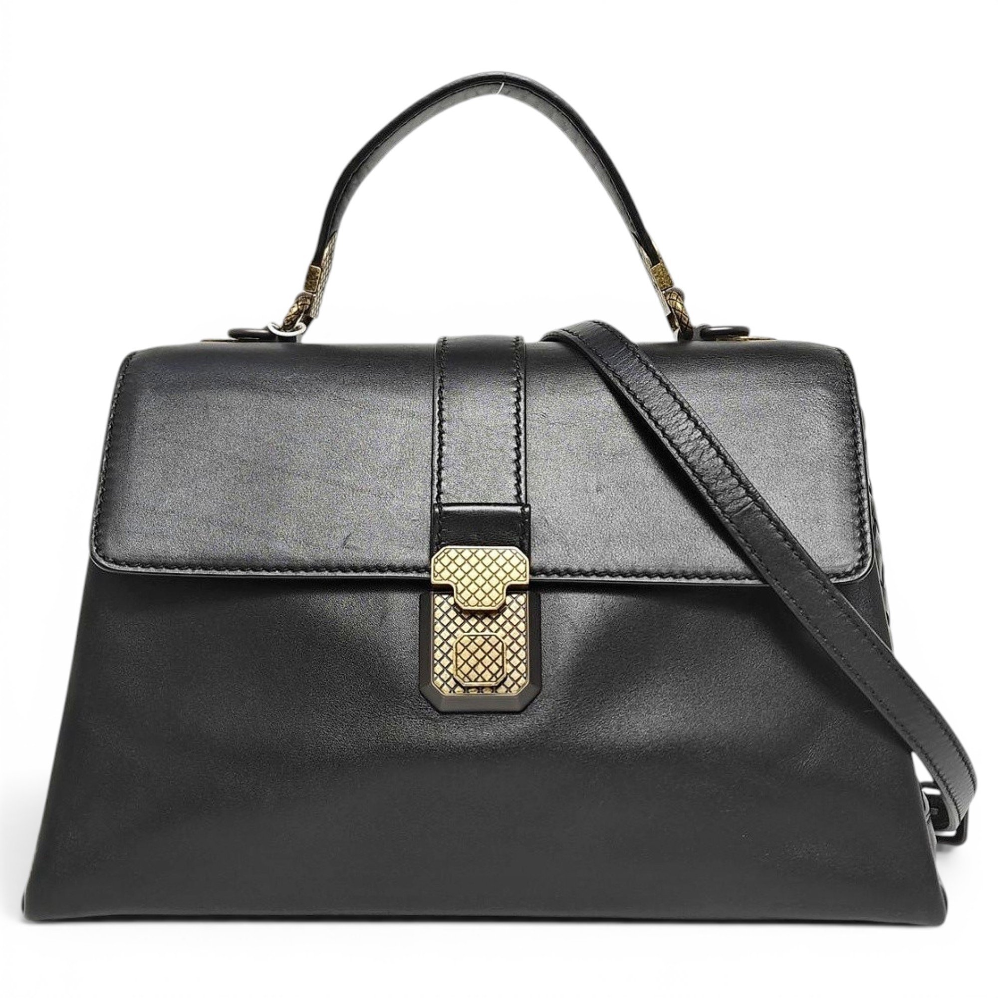 Piazza leather handbag