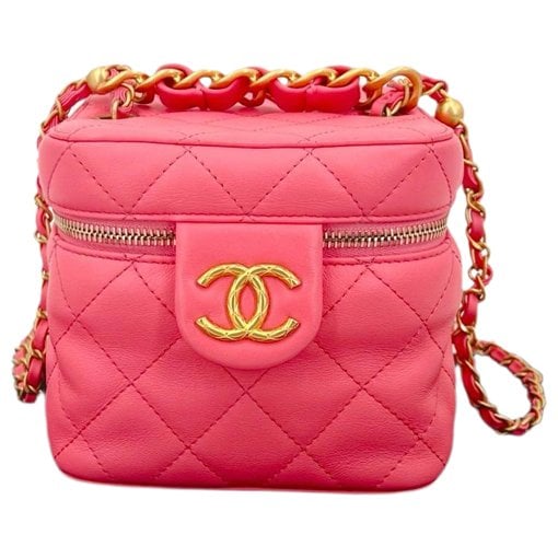 Vanity leather crossbody bag
