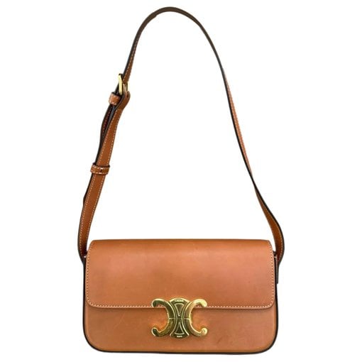 Triomphe Long leather handbag