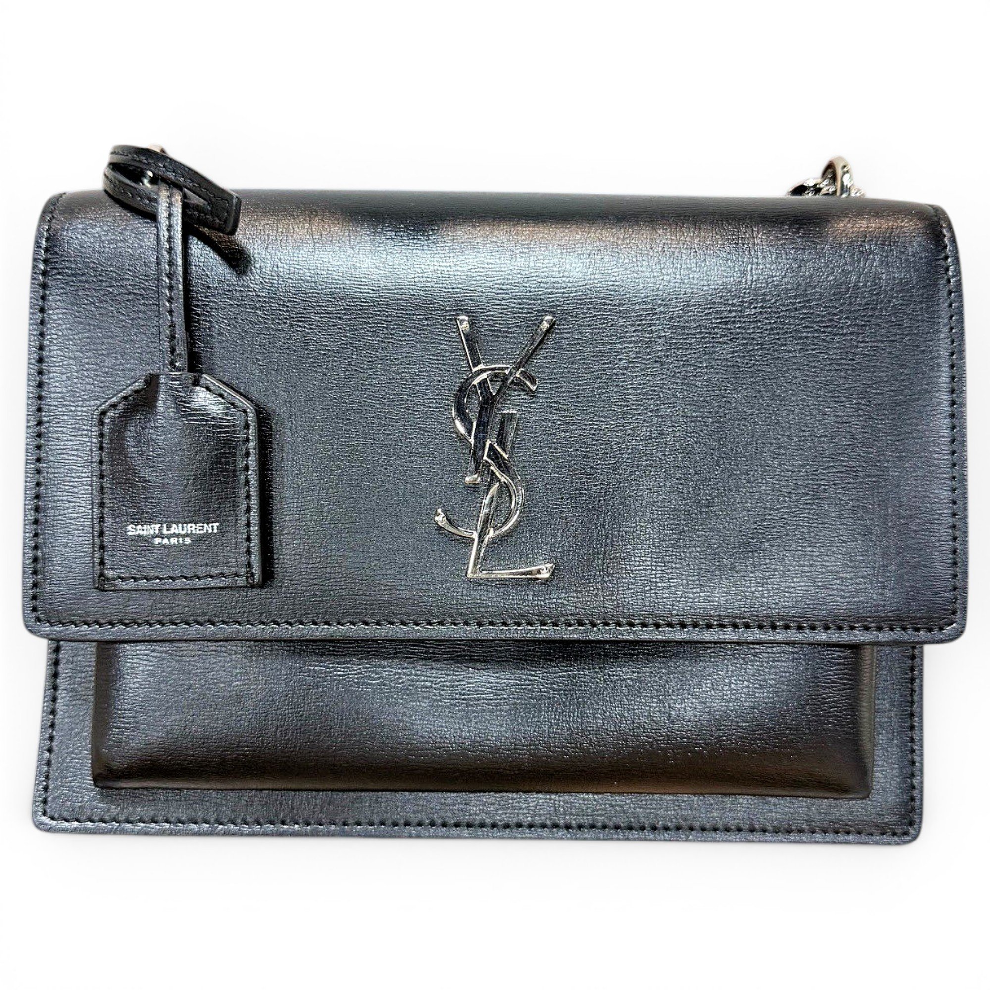 Sunset leather crossbody bag