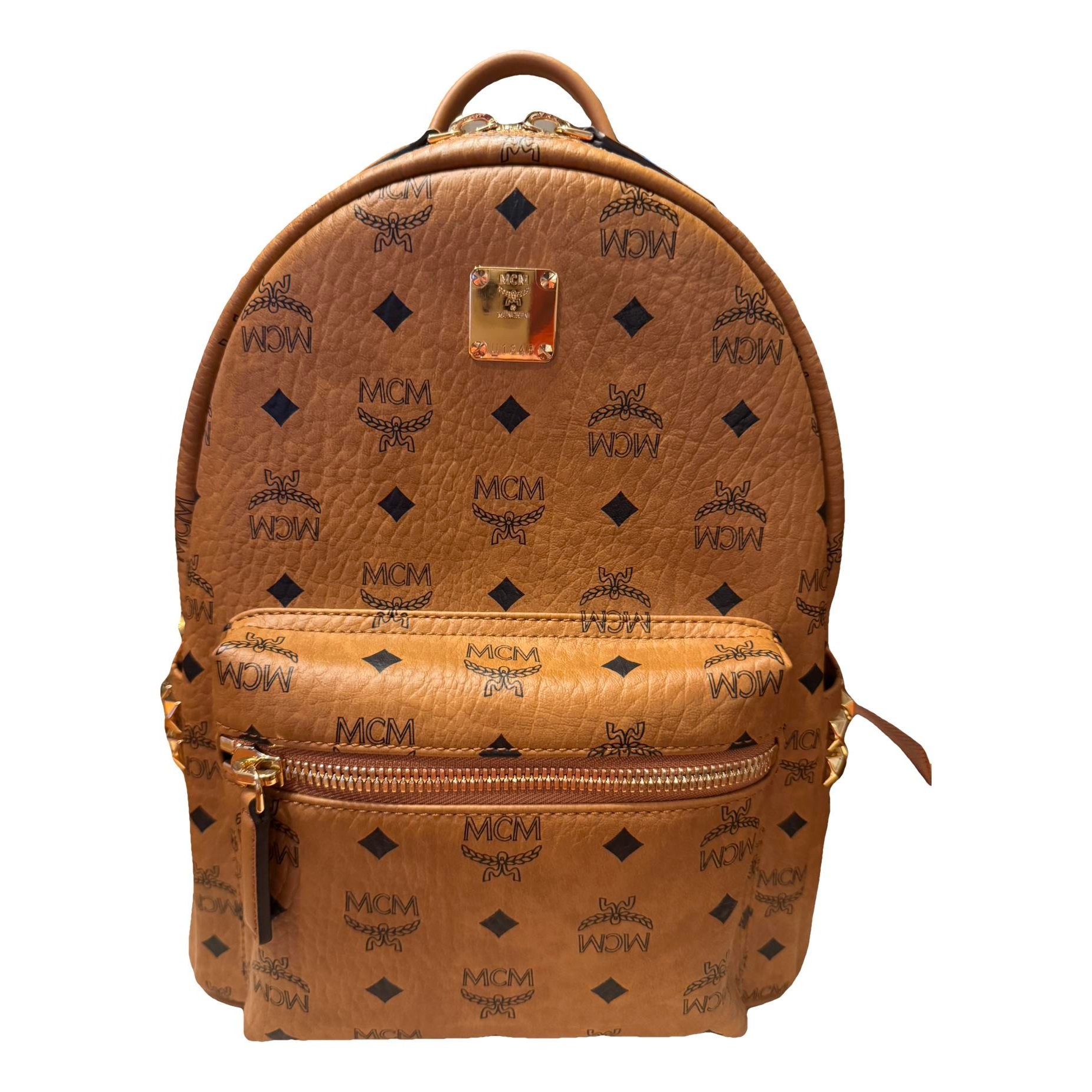 MCM Stark leather backpack