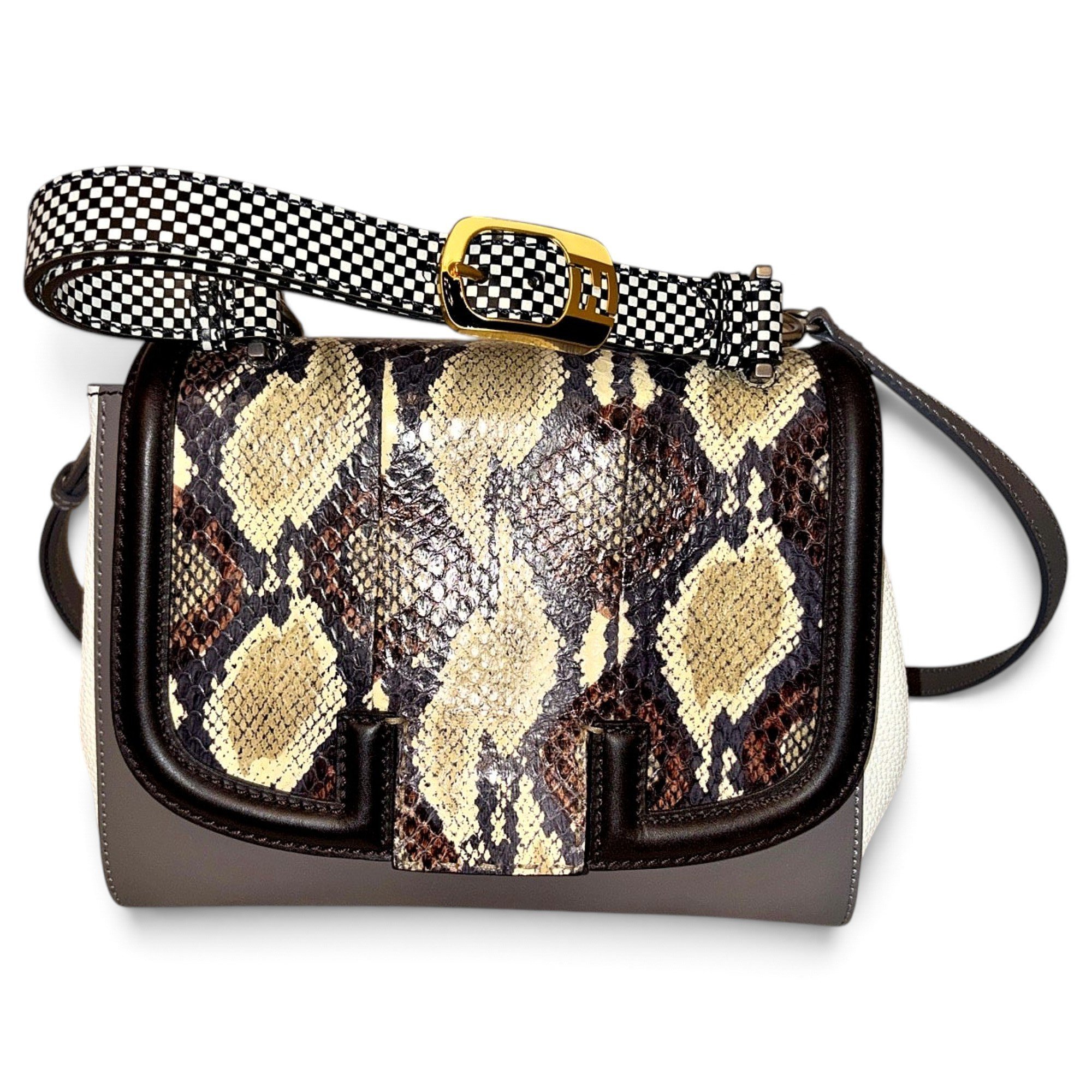 Fendi Kan I leather handbag