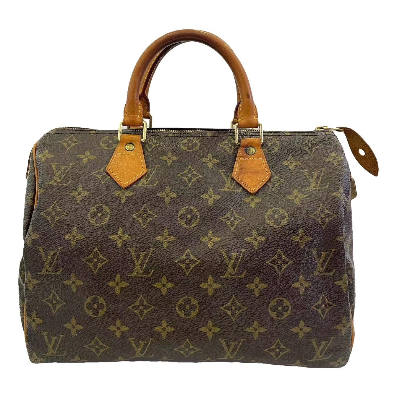 Speedy leather handbag