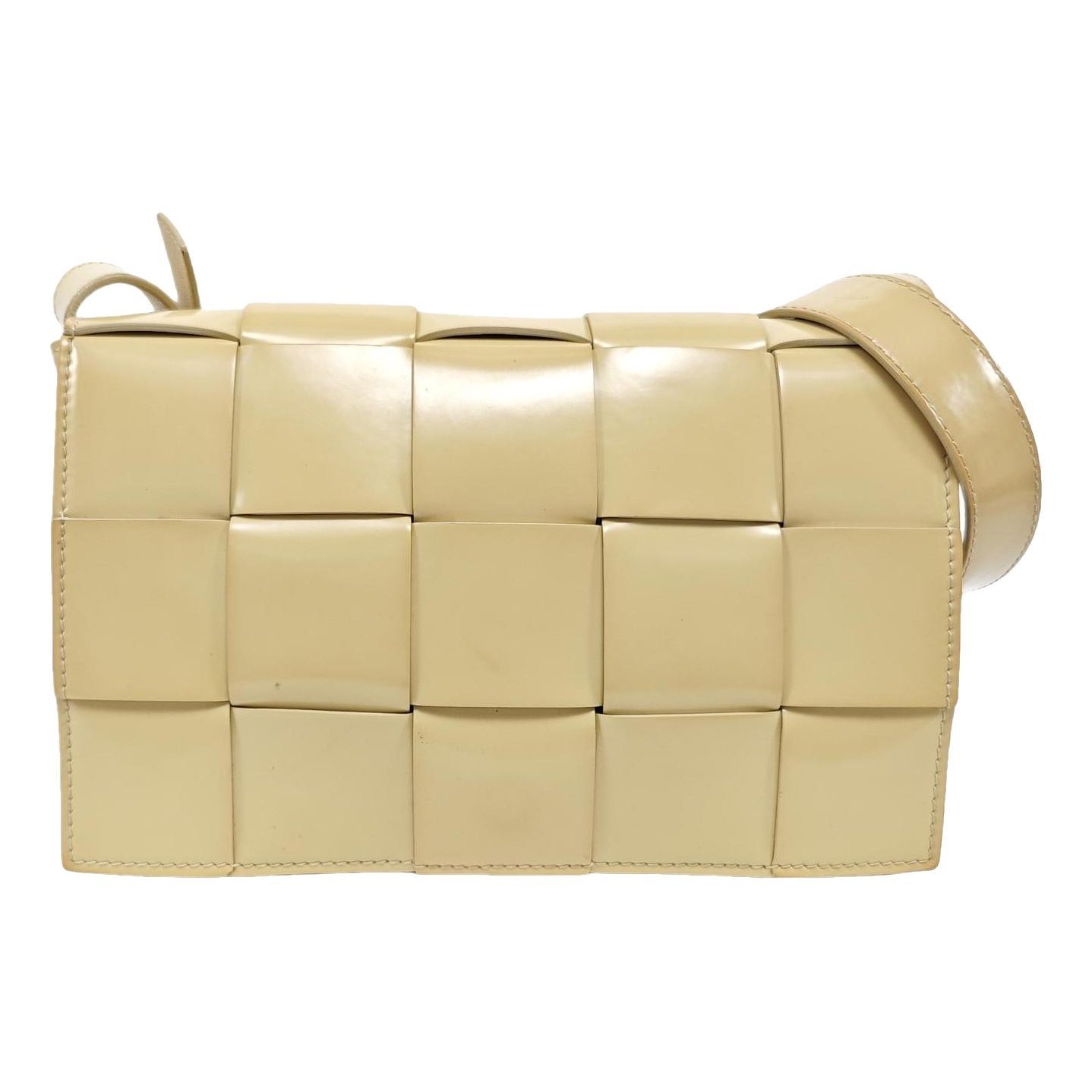 Cassette leather crossbody bag