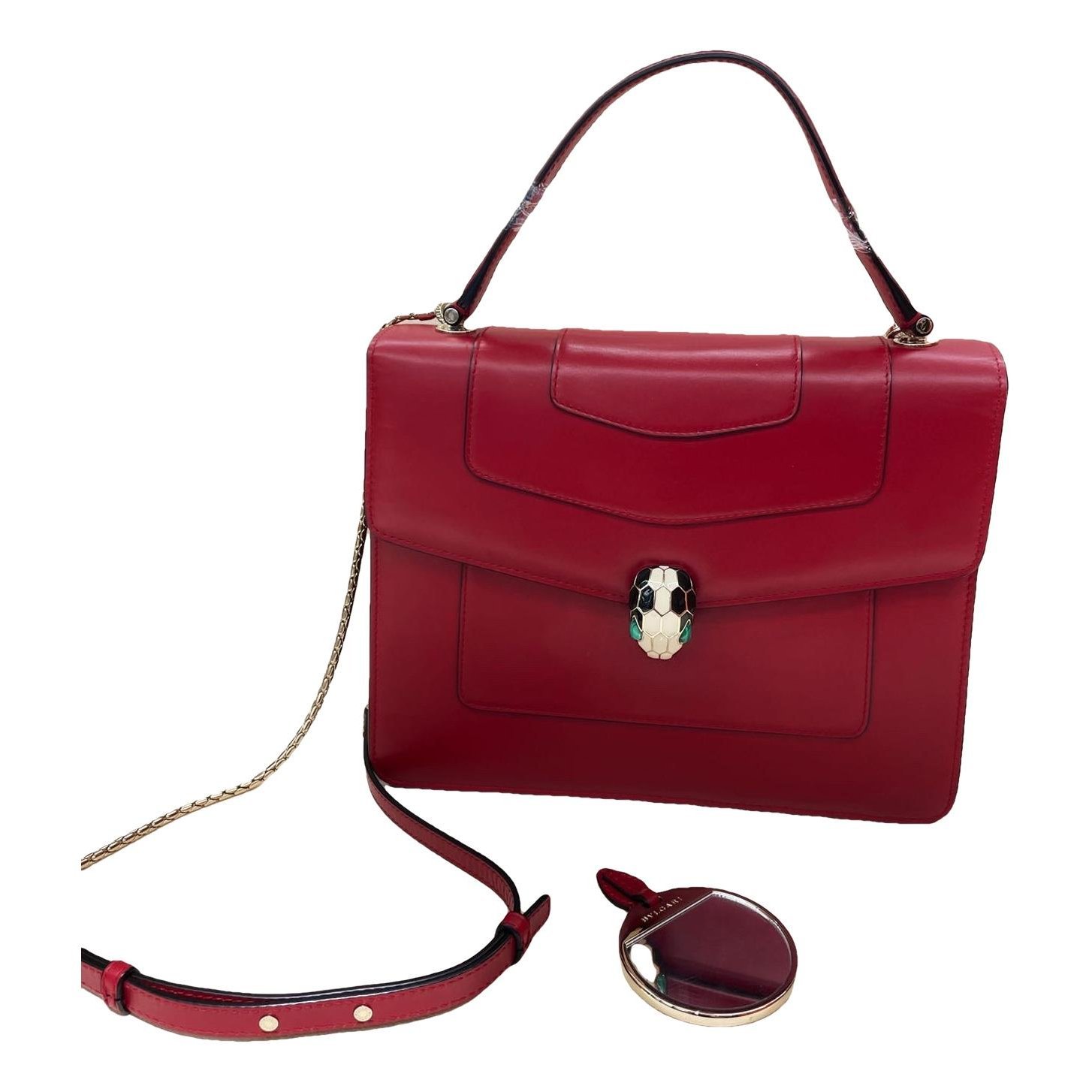 Bvlgari Serpenti leather handbag