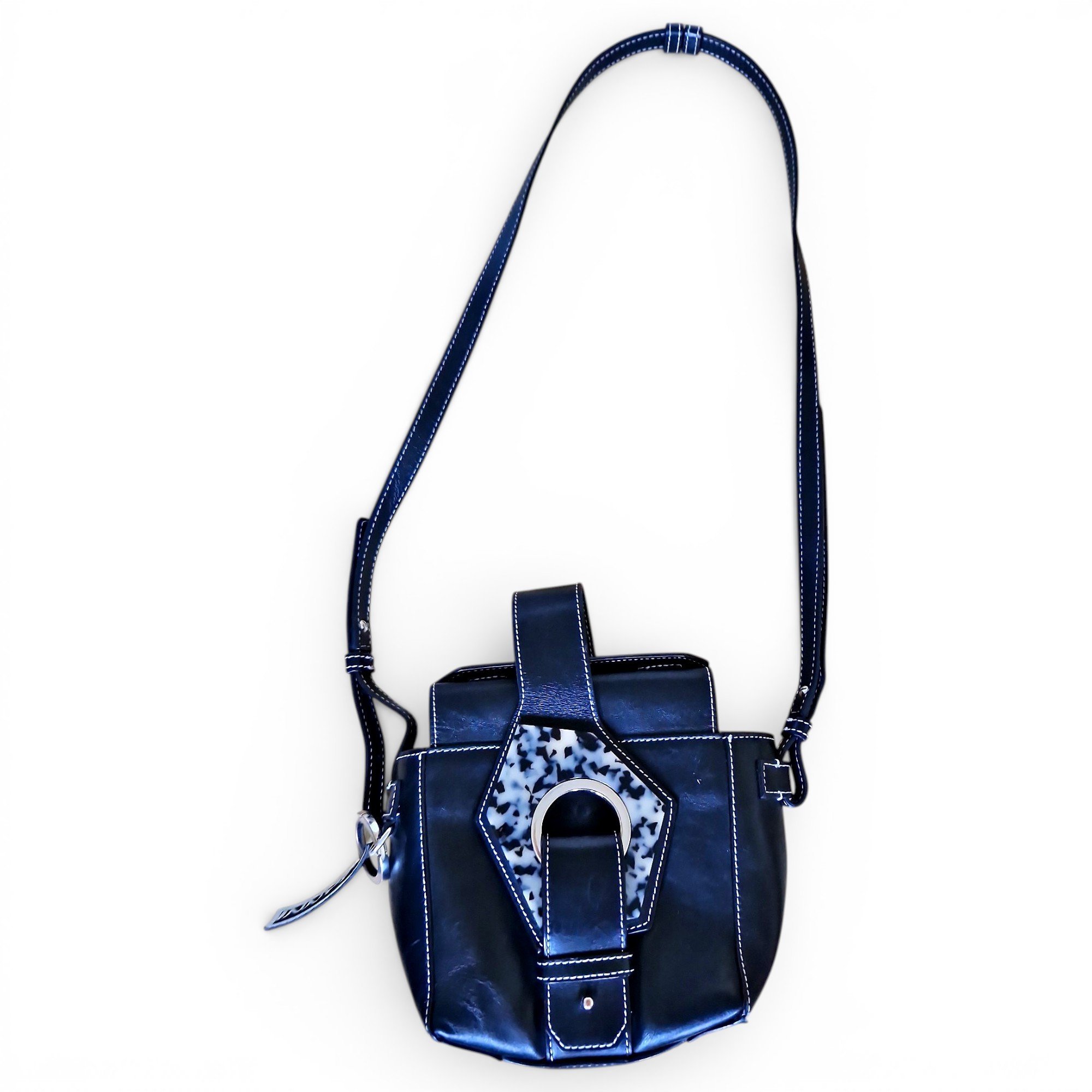 Leather crossbody bag