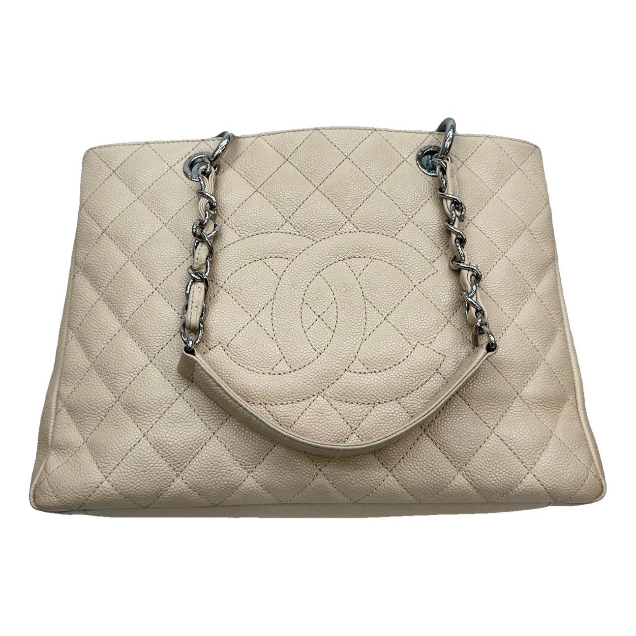 Grand shopping leather tote