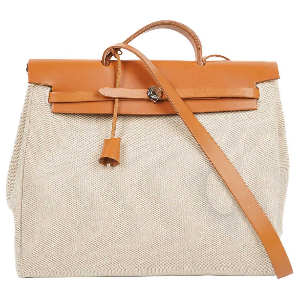 Hermes Herbag Handbag Vache Leather 2002