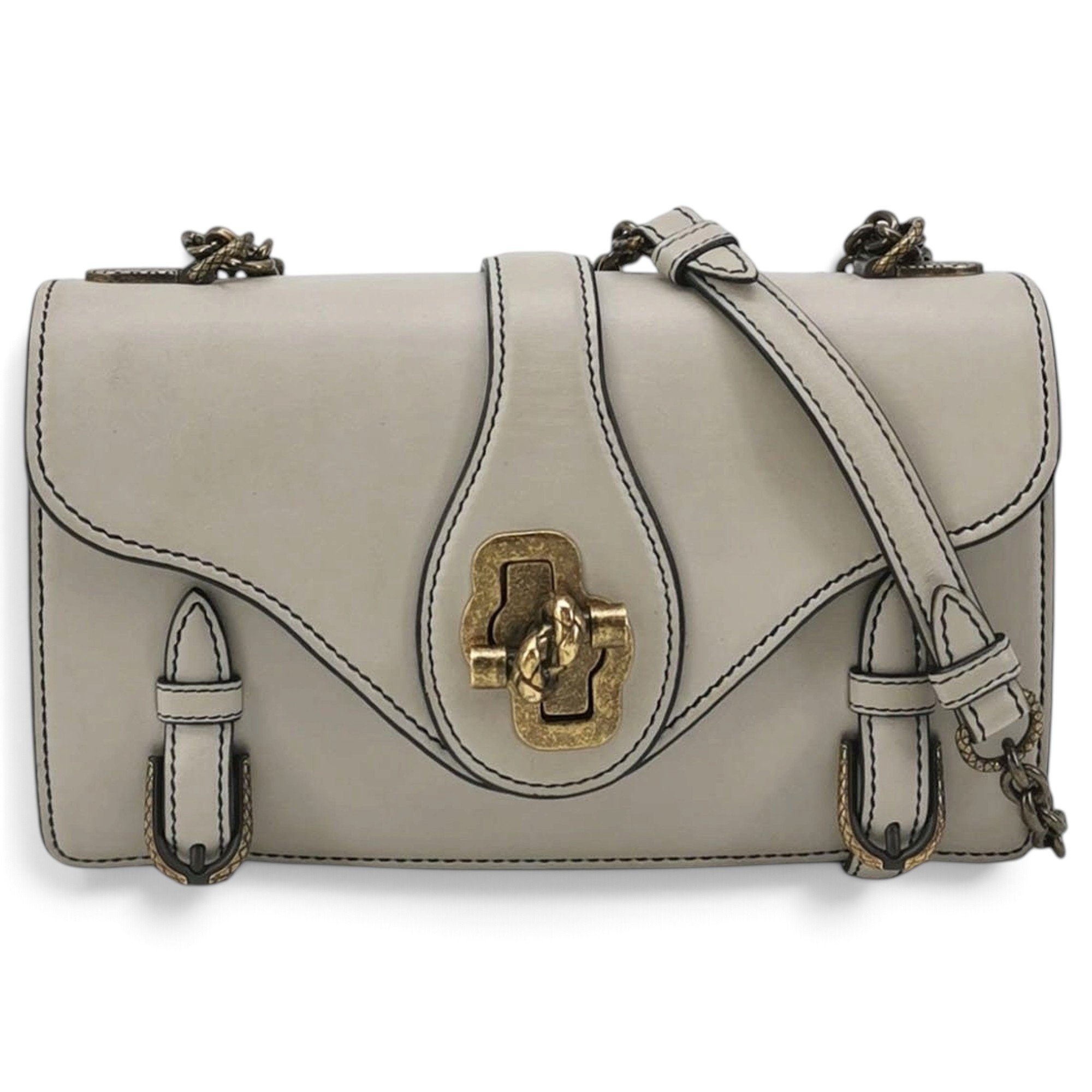 City Knot leather handbag