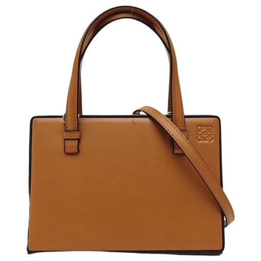Postal leather handbag