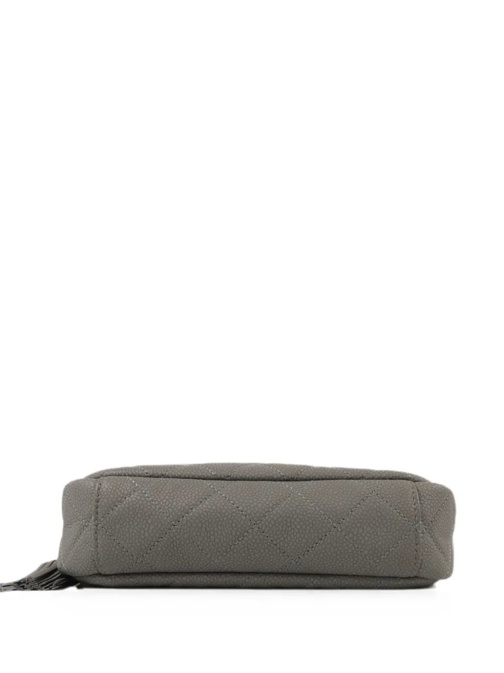 quilted CC tassel shoulder bag