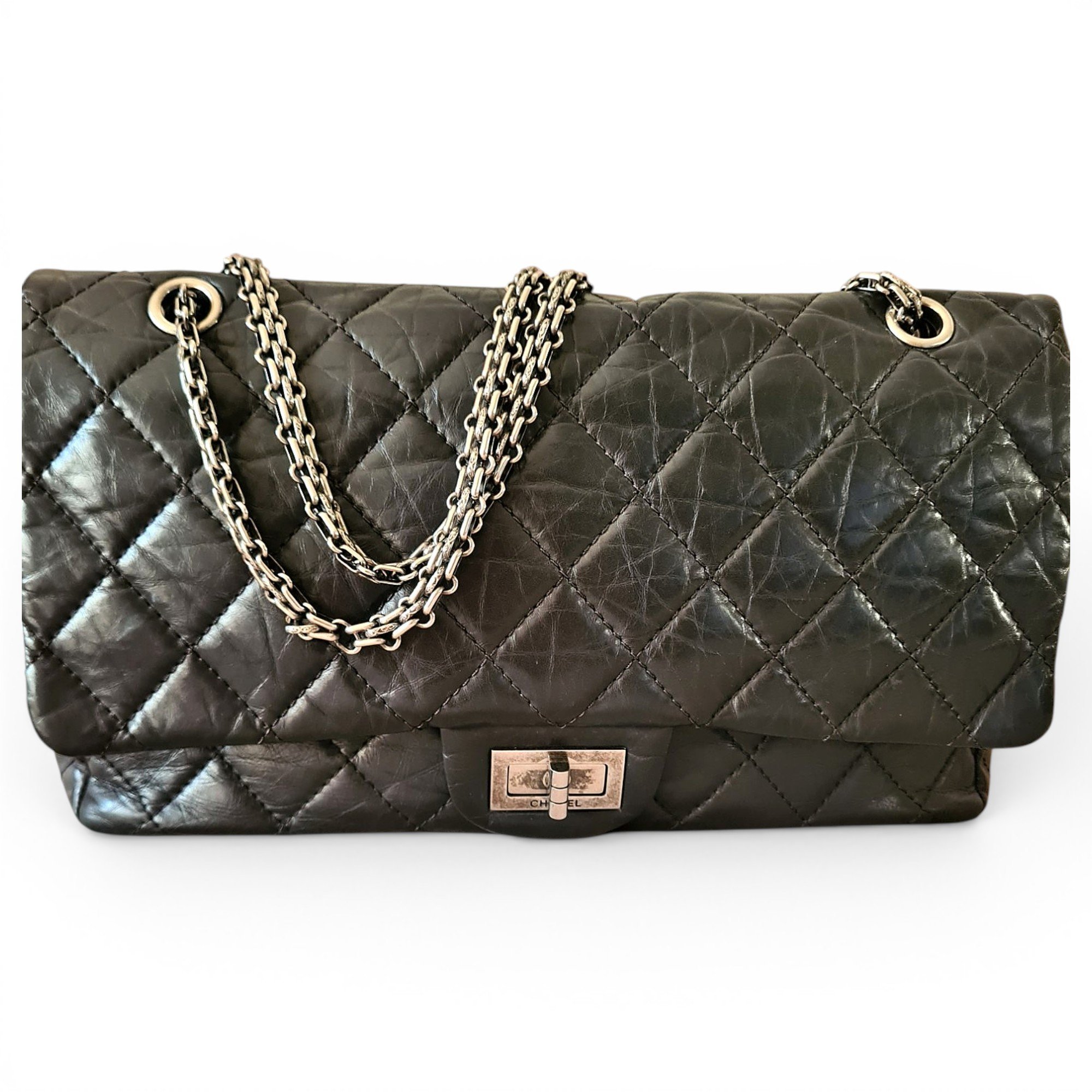 2.55 leather handbag