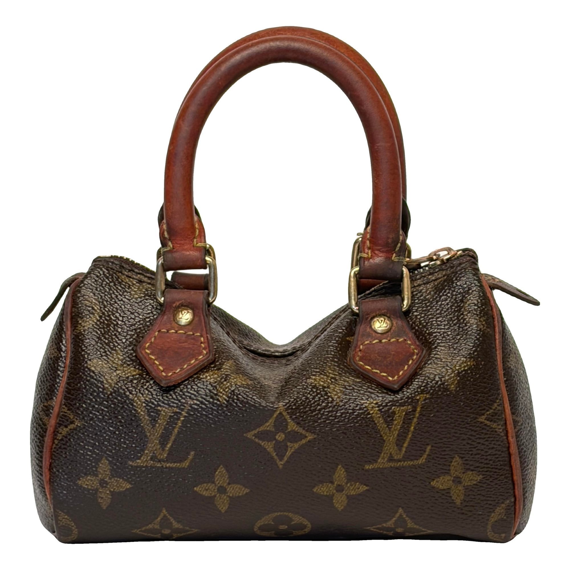 Nano Speedy / Mini HL leather handbag