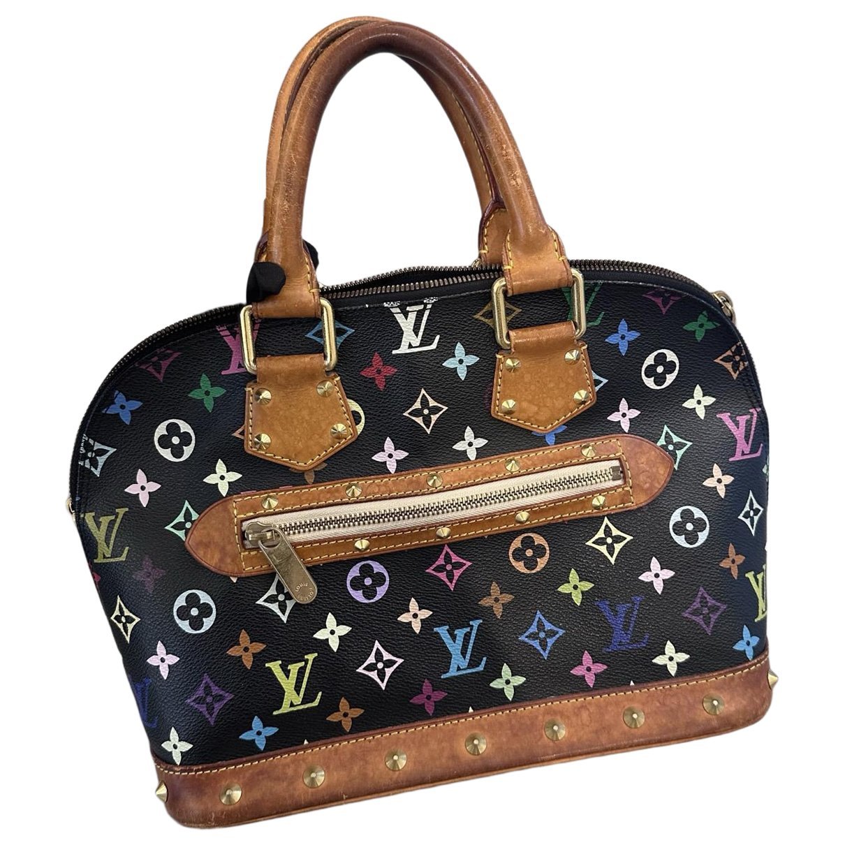 Alma leather handbag