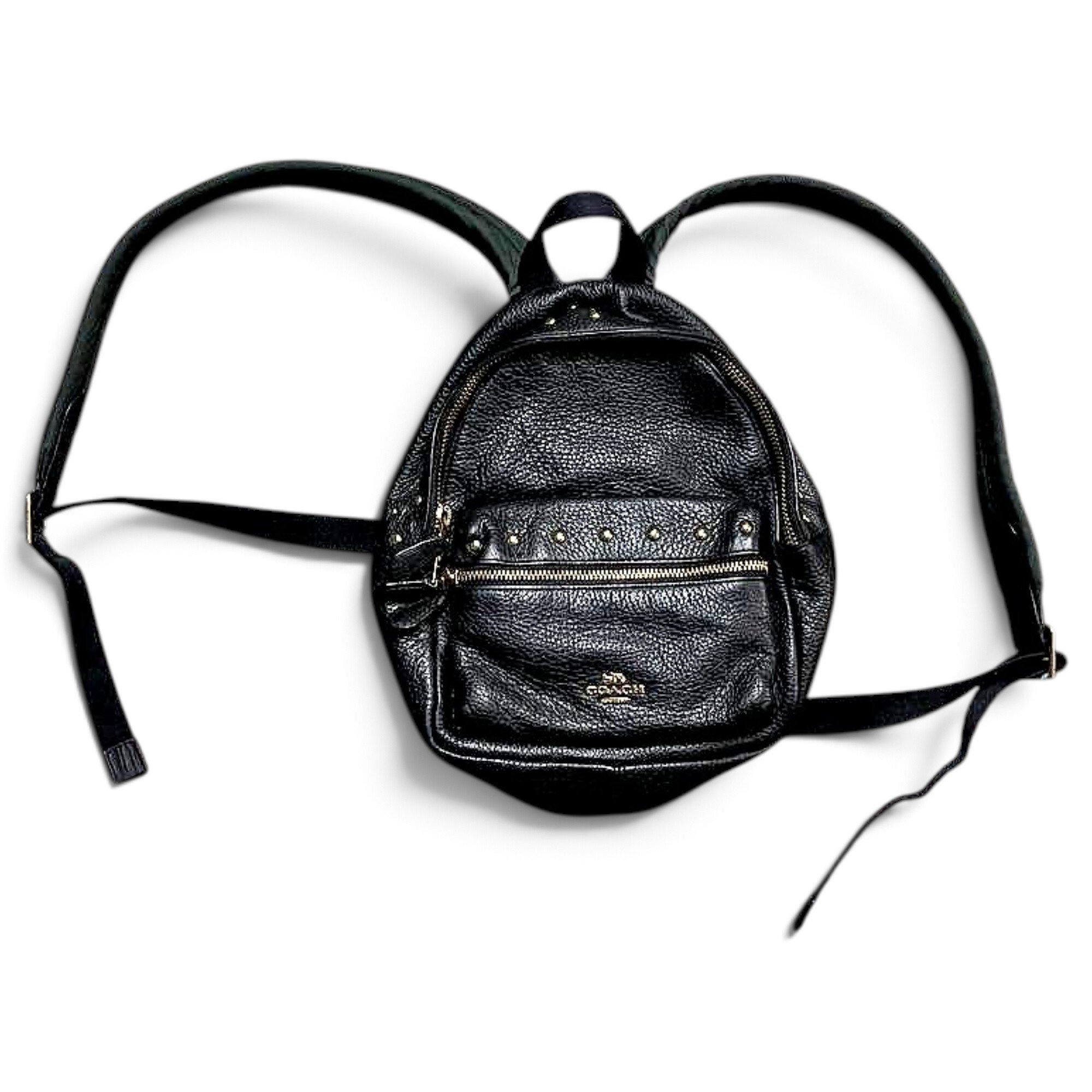 Campus leather backpack