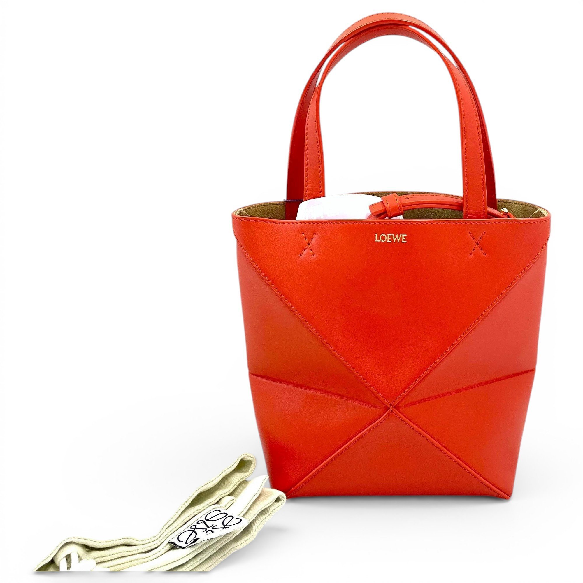 Leather tote