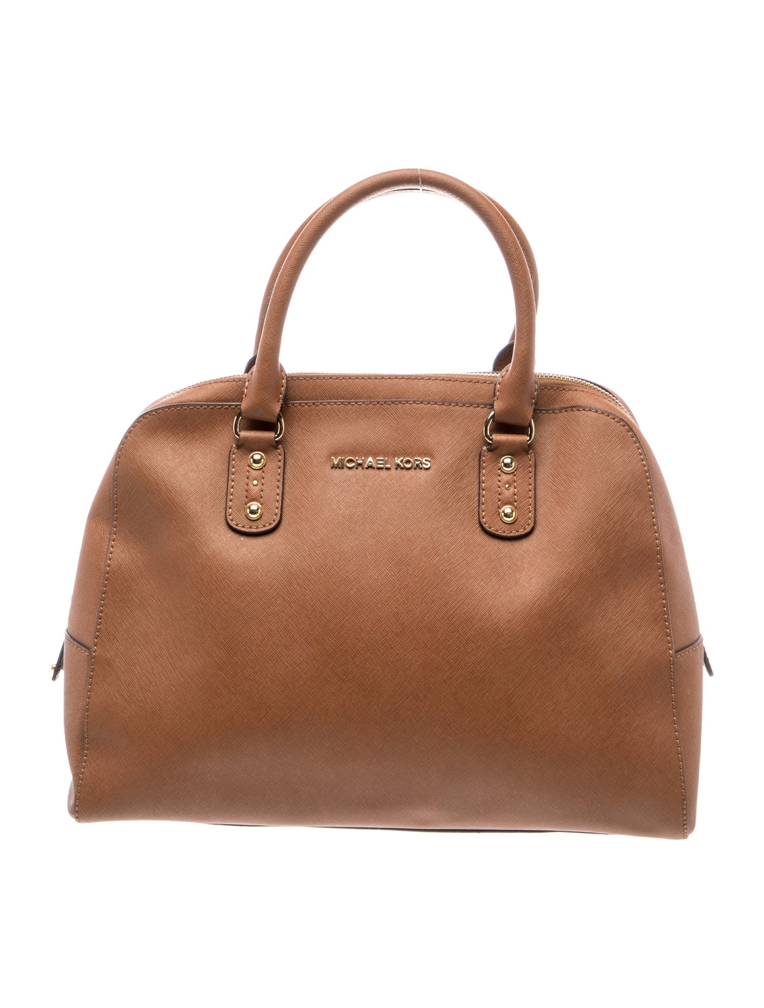 Saffiano Leather Top Handle Bag