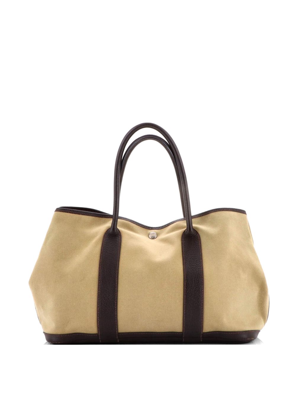 Garden Party Toile and Leather 36 tote bag