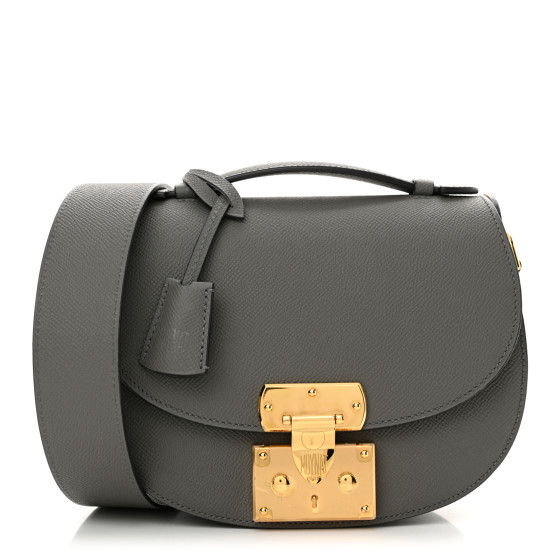 Moynat Carat Calfskin Flori PM Grey