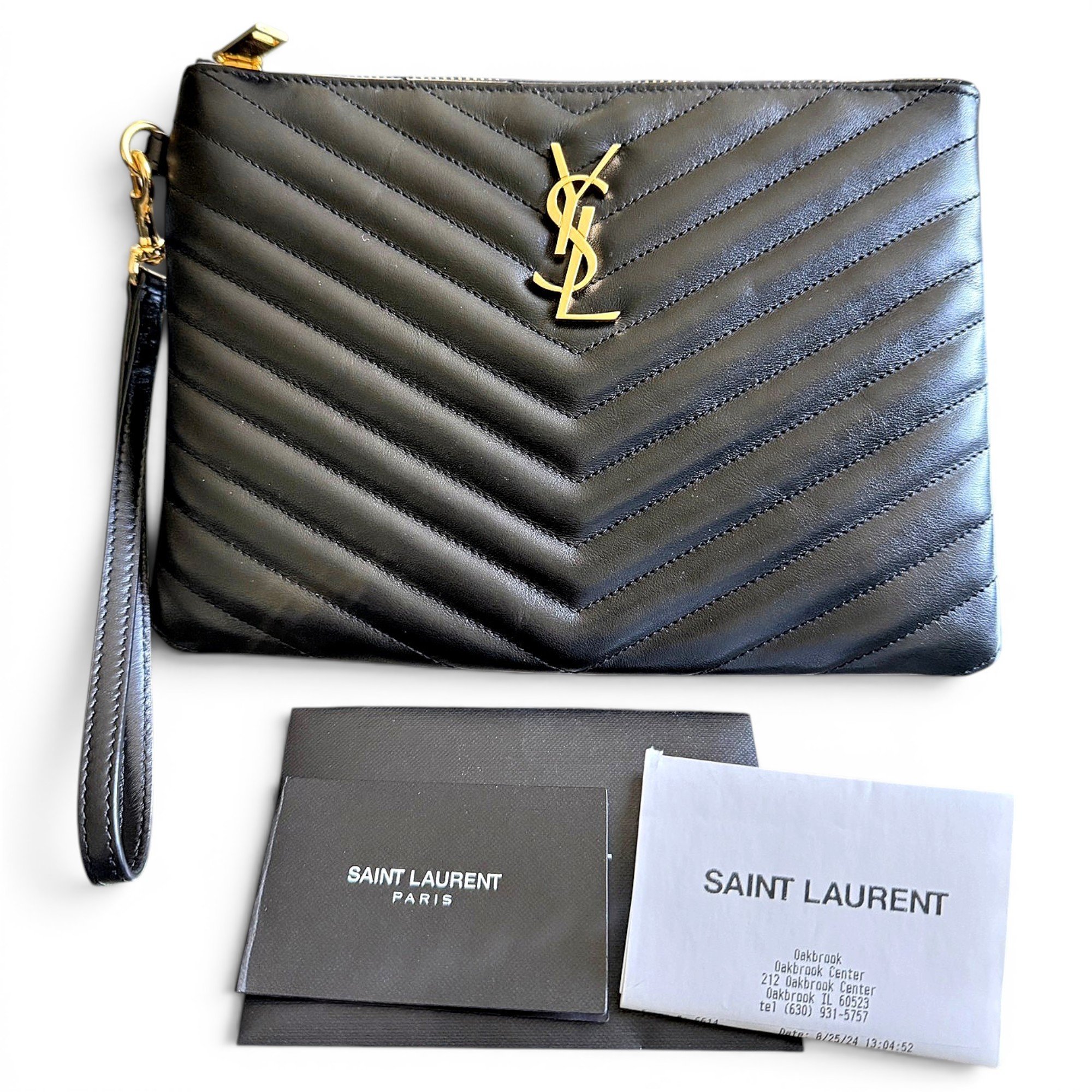 New Jolie leather clutch bag