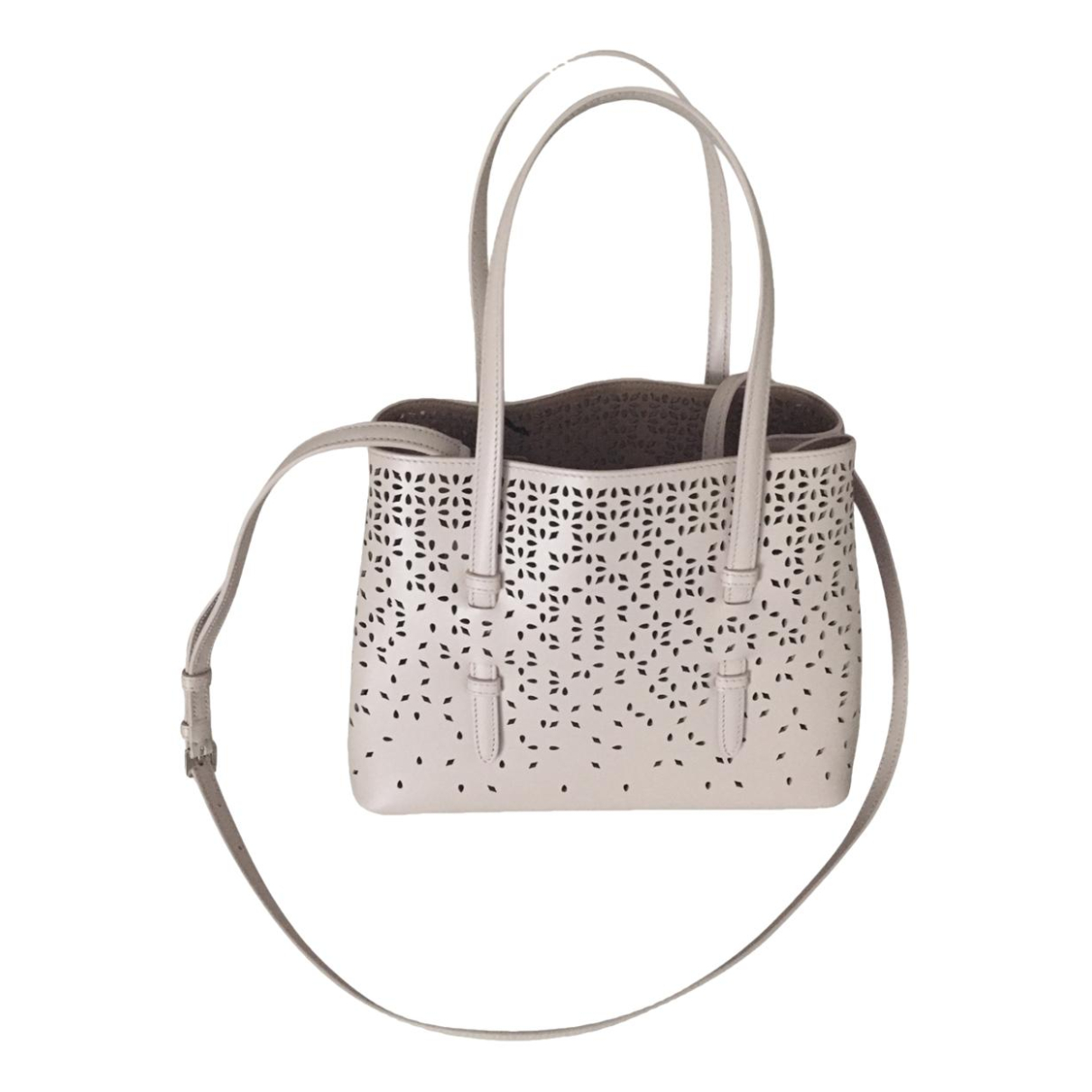 Alaia Mina leather crossbody bag