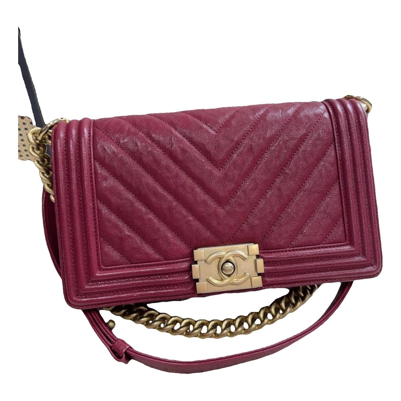 Boy leather handbag