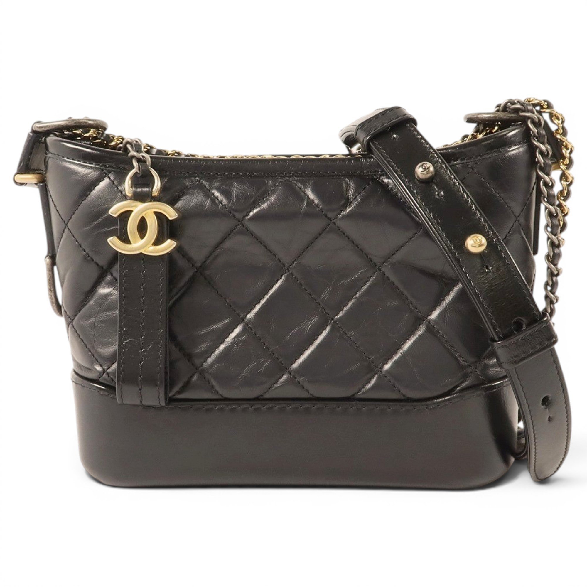 Wallet On Chain Boy leather crossbody bag