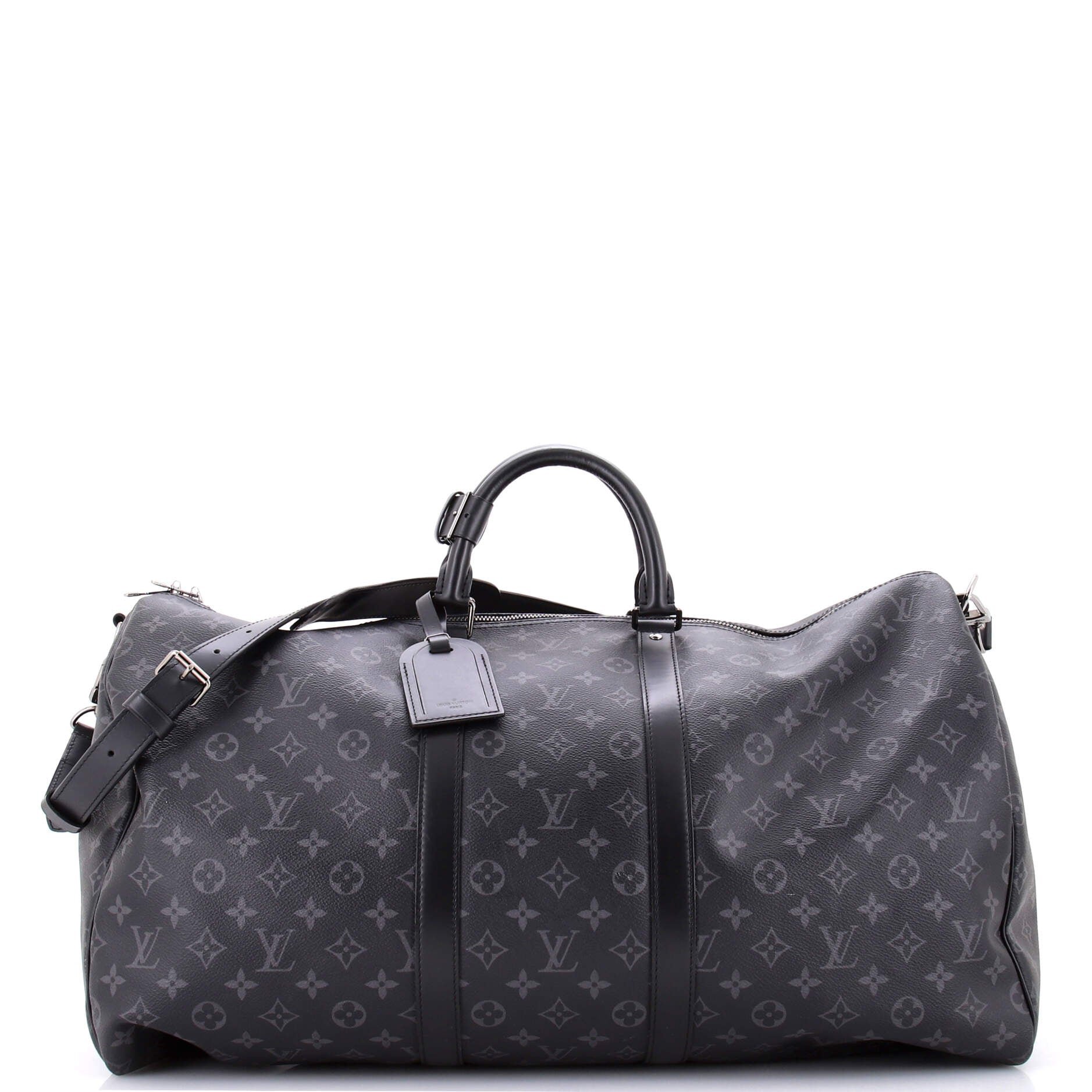 Louis Vuitton Keepall Bandouliere Bag Monogram Eclipse Canvas 55