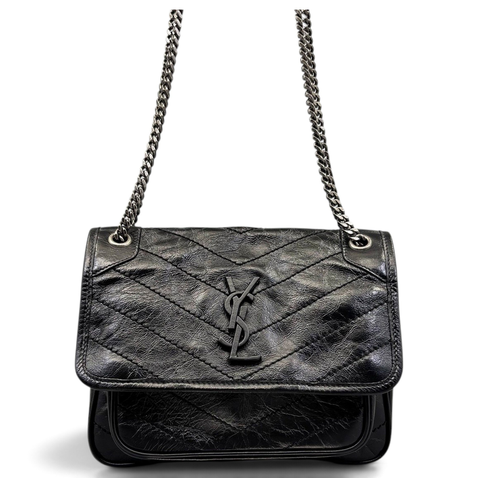 Mini Niki leather handbag