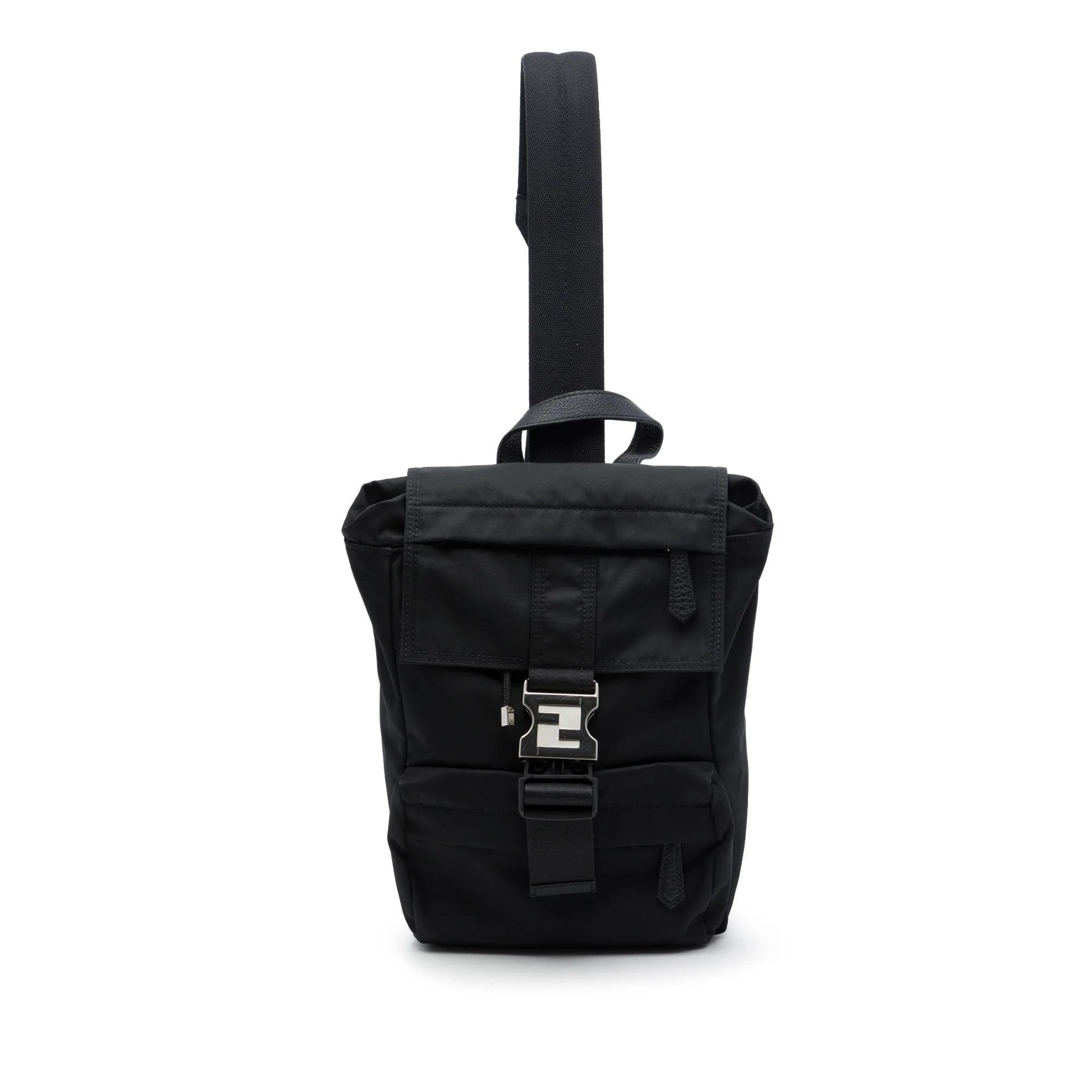 Leather backpack