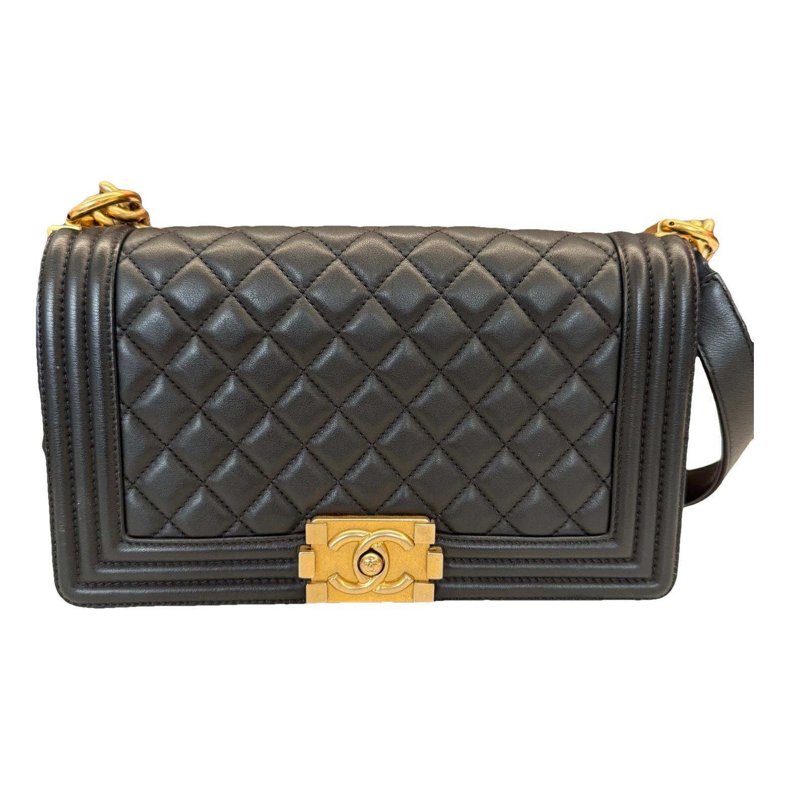 Boy leather crossbody bag