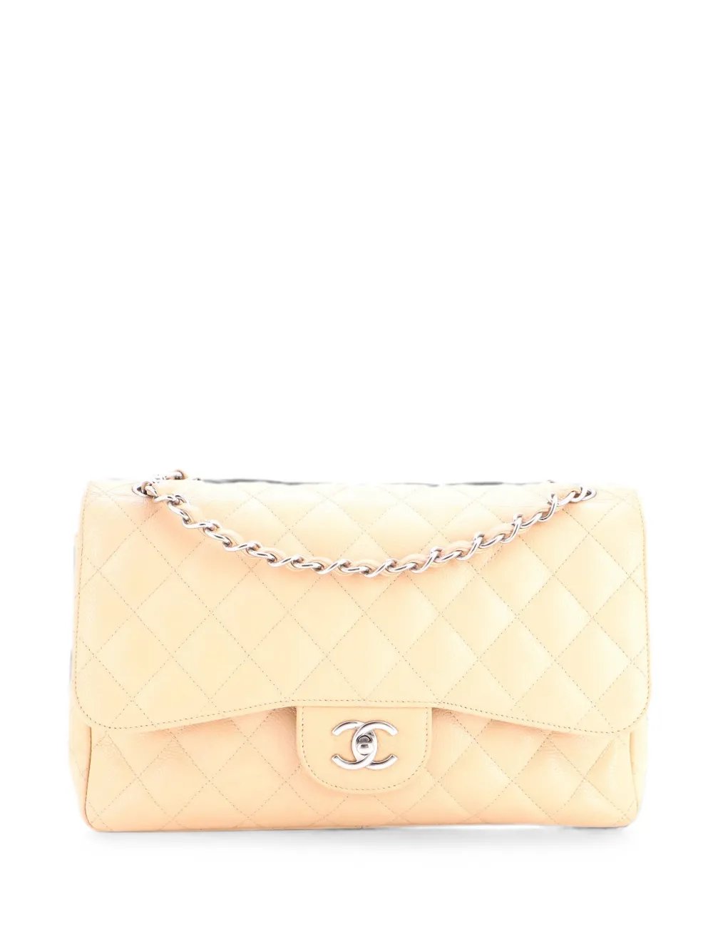 Classic Double Flap Bag Quilted Caviar Jumbo shoulder bag