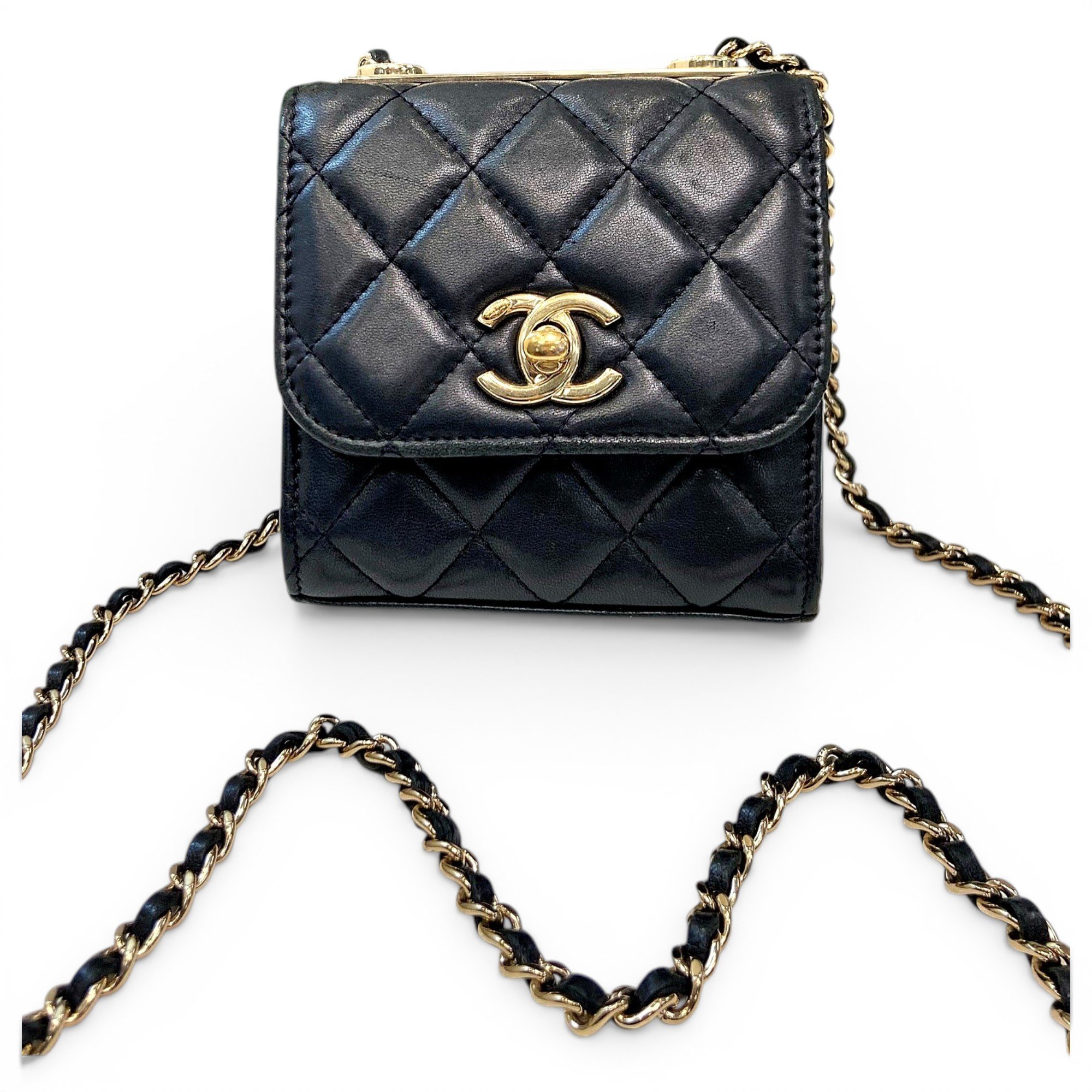 Leather mini bag