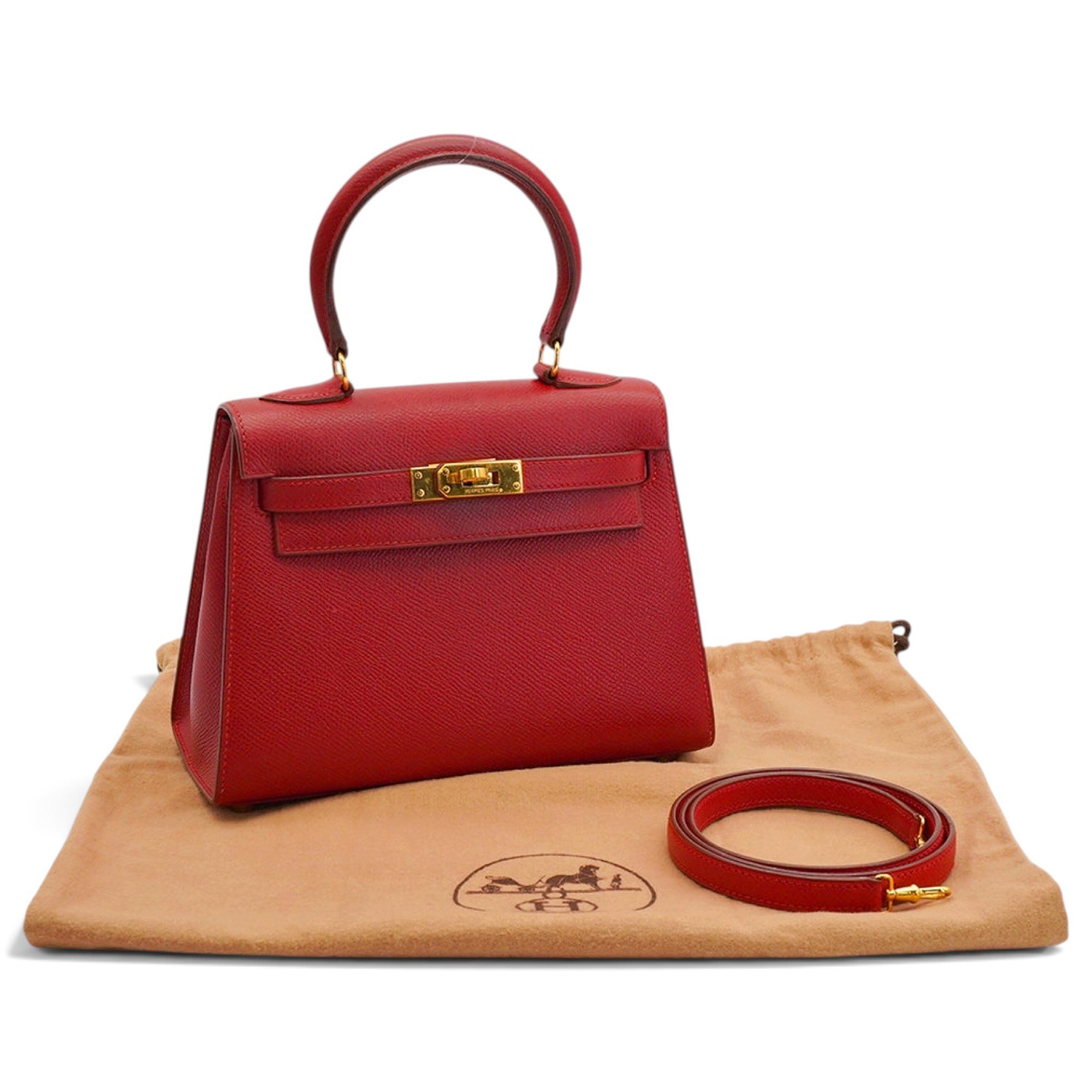 Leather handbag