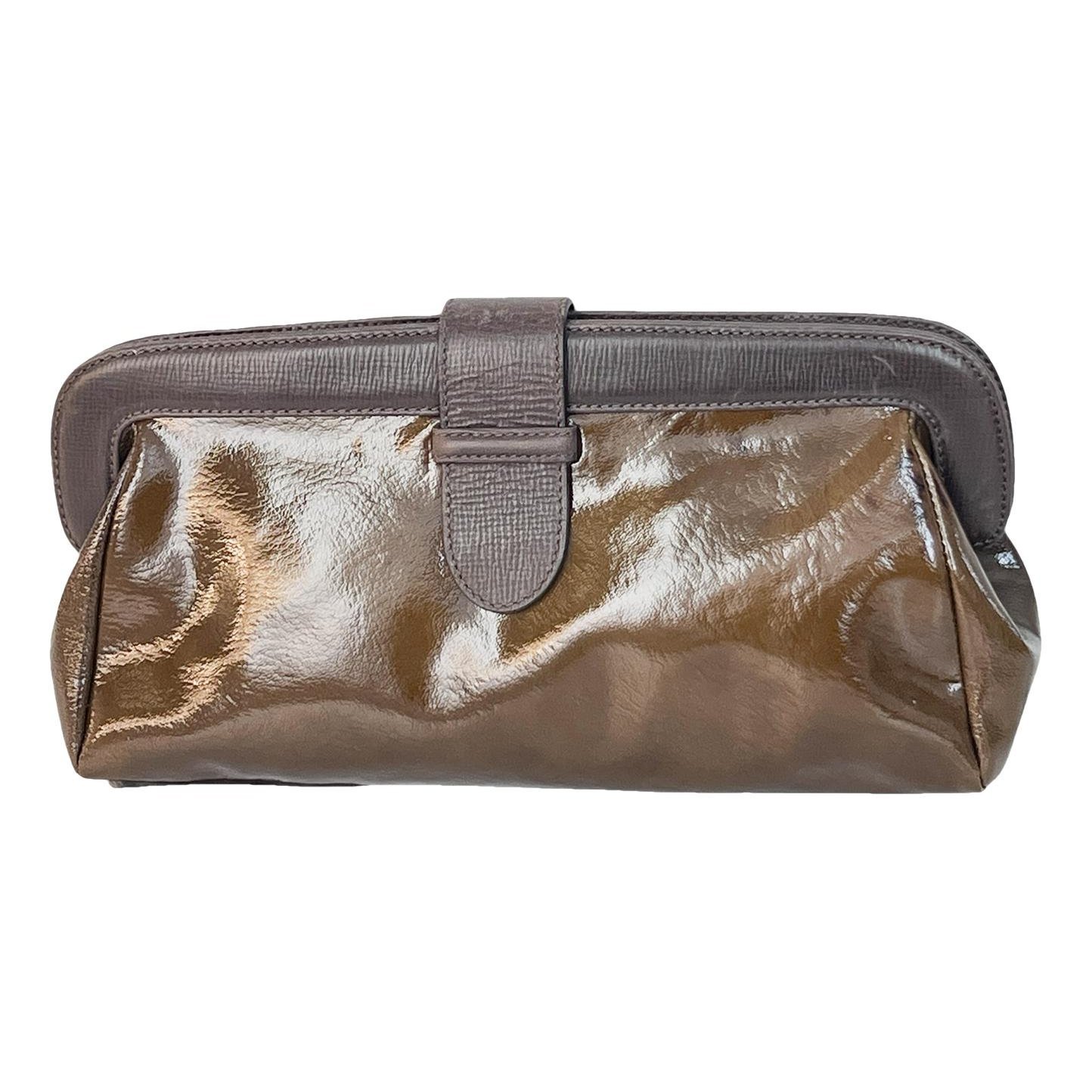 Marni Patent leather clutch bag